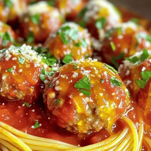 To make classic Italian meatballs, gather these simple ingredients: - 1 lb ground beef - 1/2 lb ground pork - 1 cup breadcrumbs - 1/4 cup grated Parmesan cheese - 1/4 cup fresh parsley, chopped - 2 cloves garlic, minced - 1 large egg - 1 teaspoon salt - 1/2 teaspoon black pepper - 1/2 teaspoon dried oregano - 1/2 teaspoon dried basil - 1/4 teaspoon red pepper flakes (optional) - 2 cups marinara sauce - Olive oil for frying You can change the flavor by adding some optional ingredients, such as: - 1/4 cup chopped onion - 1 tablespoon Worcestershire sauce - 1/4 cup chopped bell pepper - 1/4 teaspoon smoked paprika These ingredients can give your meatballs a unique twist. Feel free to mix and match according to your taste. Choosing the right ingredients makes a big difference. Here are some tips: - Meat: Look for fresh, high-quality ground beef and pork. Fat content adds flavor. Aim for an 80/20 blend for juiciness. - Bread crumbs: Use fresh bread crumbs for better texture. You can make them from stale bread. - Cheese: Use freshly grated Parmesan cheese. It has more flavor than pre-grated cheese. - Herbs: Fresh parsley adds brightness. If using dried herbs, check their freshness. Old herbs lose flavor. These choices will help create meatballs that are hearty and flavorful. For the full recipe, refer to the earlier section. To start, gather your ingredients. You need ground beef and ground pork. Combine them in a large bowl. Add breadcrumbs, grated Parmesan cheese, chopped parsley, and minced garlic. Crack the egg into the bowl, then sprinkle in salt, black pepper, oregano, basil, and red pepper flakes. Mix everything gently. Be careful not to overmix; this keeps meatballs tender. The blend should feel moist but not sticky. Next, shape the mixture into meatballs. Aim for about 1.5 inches in size. You should end up with 16 to 18 meatballs. Heat olive oil in a large skillet over medium heat. Once the oil is hot, add the meatballs in batches. Don’t overcrowd the pan; this helps them brown evenly. Cook for about 8 to 10 minutes until they are golden brown on all sides. After browning, transfer the meatballs to a paper towel-lined plate. This absorbs extra oil and keeps them from being greasy. Now, it’s time for the sauce. Pour marinara sauce into the same skillet. Bring it to a gentle simmer. Carefully add the browned meatballs back into the skillet. Cover the skillet and let the meatballs simmer in the sauce for 15 to 20 minutes. This step allows the meatballs to soak up the flavors. Serve them hot, garnished with more parsley and extra Parmesan if you like. For a classic touch, pair them with spaghetti. You can find the full recipe in the recipe section. To make tender meatballs, start with quality meat. I mix ground beef and pork. This blend gives flavor and moisture. Use fresh breadcrumbs instead of dry ones. This adds softness. Don't overmix the meat. Just combine until mixed. Overmixing makes them tough. Lastly, shape them gently. This keeps them light and fluffy. A few common mistakes can spoil your meatballs. First, don't skip the egg. It acts as a binder. Without it, the meatballs can fall apart. Second, be careful with salt. Too much can make them too salty. Also, avoid overcrowding the pan while frying. This can lead to steaming instead of browning. Finally, don’t rush the simmering. Let them cook in the sauce to soak up flavor. Seasoning can make or break your meatballs. Start with the basics: salt, pepper, and herbs. I love using oregano and basil for that Italian touch. You can also add red pepper flakes for heat. Taste the mixture before cooking. If it lacks flavor, adjust as needed. You can always add more seasoning, but you can't take it out. A little taste test goes a long way. For the full recipe, check out the complete guide! {{image_2}} For classic Italian meatballs, you can mix meats to boost flavor. I love using ground beef and pork together. The beef gives a rich taste, while the pork adds moisture. You can also try ground turkey or chicken. These options make lighter meatballs. Combining meats gives a unique taste and texture. If you want a meatless option, there are great alternatives. Use lentils, chickpeas, or beans as a base. You can also use finely chopped mushrooms for a meaty texture. Add oats or breadcrumbs to bind the mixture. For flavor, season with herbs and spices. A mix of garlic and onion can make these meatballs shine. You can elevate your meatballs with extra flavors. Try adding cheese, like mozzarella, for a gooey center. Fresh herbs, like basil and parsley, add brightness. For a kick, include red pepper flakes or diced jalapeños. You can even add a splash of Worcestershire sauce for depth. Each addition makes your meatballs unique and tasty. For the full recipe, check out the details above! After you enjoy your classic Italian meatballs, store any leftovers. Place them in an airtight container. These meatballs will last up to three days in the fridge. Keep them in the marinara sauce for added moisture and flavor. This method keeps them tasty for your next meal. Freezing meatballs is a smart way to save time. To freeze, let the meatballs cool completely. Arrange them in a single layer on a baking sheet. Freeze for about an hour. Once frozen, place them in a freezer-safe bag. Be sure to label the bag with the date. You can store them in the freezer for up to three months. When you want to use them, just thaw overnight in the fridge. Reheating meatballs is simple. You can use the microwave or the stove. For the microwave, place them on a plate and cover with a damp paper towel. Heat for one to two minutes until warm. If you prefer the stove, reheat in a skillet over low heat. Add a splash of marinara sauce to keep them moist. Stir occasionally until heated through. Enjoy your delicious leftovers! To make classic Italian meatballs, gather your ingredients. You need ground beef, ground pork, breadcrumbs, and Parmesan cheese. Fresh parsley, garlic, egg, salt, black pepper, oregano, and basil add great flavor. Follow the recipe carefully. Mix everything in a bowl and shape them into balls. Fry them in olive oil until brown, then simmer in marinara sauce. This method makes the meatballs juicy and tasty. The best accompaniments for meatballs include pasta, crusty bread, or a fresh salad. Spaghetti is a classic choice. The sauce clings to the pasta and enhances the meal. You can also serve meatballs in a sub sandwich. Add cheese and herbs for extra flavor. A side of roasted vegetables makes a great addition too. Each choice adds a different touch to your meal. Yes, you can use ground chicken or turkey instead of beef and pork. This change makes the meatballs lighter. The taste will be different, but still delicious. Use the same spices and herbs for flavor. Keep in mind that chicken and turkey can be drier. Add a little more oil or breadcrumbs to keep them moist. Adjust cooking times if needed for best results. To make classic Italian meatballs, we covered key ingredients, methods, and tips. Quality ingredients make a big difference. Customizing your meatballs adds personal flair. Remember to mix well and shape them right. Simmering in sauce brings out the flavor. Avoid common mistakes for the best texture. Try different meats or go vegetarian. Store leftovers properly, or freeze them for later. In short, making meatballs at home is fun and rewarding. Enjoy your tasty creations with family or friends!