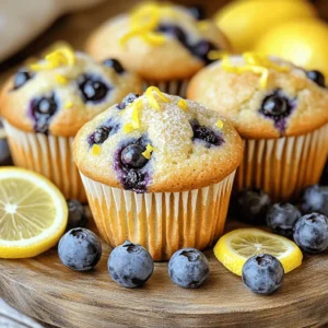 To make delicious lemon blueberry muffins, you will need: - 1 ½ cups all-purpose flour - 1 cup fresh blueberries (or frozen, thawed) - ½ cup granulated sugar - 2 teaspoons baking powder - ½ teaspoon baking soda - ½ teaspoon salt - Zest of 1 lemon - ½ cup plain yogurt (Greek or regular) - 1/3 cup vegetable oil - 2 large eggs - 2 tablespoons fresh lemon juice - 1 teaspoon vanilla extract - Optional: Turbinado sugar for topping When baking, accurate measurements matter. Use a kitchen scale for the best results. If you don’t have all-purpose flour, you can try whole wheat flour. It adds a nutty taste. For sugar, you may use brown sugar for a deeper flavor. If you need to swap yogurt, sour cream works well too. Fresh blueberries give a burst of flavor and color. They are juicy and plump. Frozen blueberries are convenient and save time. They work well too, just make sure to thaw them first. Always toss blueberries in flour before adding to the batter. This helps them stay suspended and not sink to the bottom. For the best flavor, use what you have on hand. Enjoy every bite of these muffins! For the Full Recipe, follow the detailed instructions to create these tasty treats. First, I start by getting my muffin tin ready. Preheat your oven to 375°F (190°C). Line the muffin tin with paper liners or spray it lightly with cooking spray. This helps the muffins come out easily. Next, I grab a medium bowl. Here, I whisk together 1 ½ cups of all-purpose flour, 2 teaspoons of baking powder, ½ teaspoon of baking soda, ½ teaspoon of salt, and the zest of 1 lemon. Mixing these ingredients well ensures an even rise in the muffins. In a large bowl, I mix ½ cup of granulated sugar with 2 large eggs. I whisk this until it looks smooth. Then, I add ½ cup of plain yogurt, ⅓ cup of vegetable oil, 2 tablespoons of fresh lemon juice, and 1 teaspoon of vanilla extract. I keep whisking until everything blends nicely. Now comes the fun part! I take the dry mix and add it to the wet mix. I stir gently until just combined. It’s important not to overmix, or the muffins can become tough. Next, I fold in 1 cup of fresh blueberries carefully. This way, I keep them whole and evenly spread in the batter. I divide the batter evenly into the muffin cups, filling each about two-thirds full. If I want a crunchy topping, I sprinkle a pinch of turbinado sugar on top of each muffin. I bake them for 18-20 minutes. I know they’re done when a toothpick comes out clean. After baking, I let the muffins cool in the pan for about 5 minutes before moving them to a wire rack. For the complete recipe, check out the Full Recipe. To get that perfect muffin texture, you want a light and fluffy bite. Start with the right flour. All-purpose flour works well. Be careful not to overmix the batter. Stir until just combined. This keeps the muffins airy. Using yogurt is a great trick for moist muffins. It adds creaminess without extra fat. I prefer plain yogurt. Greek yogurt works, too, if you want a thicker texture. The acidity in yogurt also enhances the flavor. Mixing batter can be tricky. First, always mix dry and wet ingredients in separate bowls. This helps in even mixing. When you combine them, use a gentle folding motion. This keeps air in the batter. Avoid using a whisk at this stage. A spatula works best to maintain fluffiness. Toppings can elevate your muffins. A sprinkle of turbinado sugar gives a nice crunch. You can also try lemon zest on top for extra zing. If you like, add a drizzle of glaze made from lemon juice and powdered sugar. It adds sweetness and makes them look fancy. For the full recipe, check out the Lemon Blueberry Bliss Muffins 🫐. {{image_2}} Lemon blueberry muffins are delicious as they are, but you can try fun twists. Here are some great ideas to mix things up. Add a nutty flavor by mixing in sliced almonds. They give a nice crunch. Just fold in 1/2 cup of sliced almonds when you add the blueberries. This adds texture and a hint of almond taste. The almonds pair well with the lemon and blueberries. You can make these muffins gluten-free easily. Swap the all-purpose flour for a gluten-free flour blend. Look for a blend with xanthan gum for the best results. Follow the same recipe, and you’ll get tasty muffins without gluten. These muffins taste just as good as the original. For a vegan option, replace eggs and yogurt. Use flax eggs instead. Mix 1 tablespoon of ground flaxseed with 2.5 tablespoons of water to replace one egg. For yogurt, use plant-based yogurt, either soy or almond. The muffins will still be fluffy and moist, bursting with flavor. Feel free to explore these variations to suit your taste! You can find the full recipe for the original version to get started. To keep your lemon blueberry muffins fresh, place them in an airtight container. This helps keep them soft and moist. Store them at room temperature for up to three days. If you want to keep them longer, consider freezing. Freezing is a great way to save muffins for later. After the muffins cool completely, wrap each one in plastic wrap. Then, place them in a freezer-safe bag or container. They can last up to three months in the freezer. To enjoy, just take out the muffins and let them thaw at room temperature. When you are ready to eat your muffins, reheating them is easy. You can use the microwave for quick warming. Heat them for about 15-20 seconds. For a crispier muffin, use the oven. Preheat the oven to 350°F (175°C), and heat for about 5-10 minutes. This method brings back their fresh-baked taste. Enjoy your muffins from the [Full Recipe] with your favorite drink! Yes, you can swap blueberries for other fruits. Raspberries, strawberries, or blackberries work well. Just make sure to adjust the amount if the fruit is larger or smaller. Mixing in lemon zest adds a nice zing to any fruit you choose. Check your muffins at 18 minutes. Insert a toothpick into the center of a muffin. If it comes out clean or with a few crumbs, your muffins are ready. Overbaking can dry them out, so keep an eye on them. Dense muffins may come from overmixing the batter. Mix just until combined. Another reason could be too much flour. Use a kitchen scale to measure flour for accuracy. Adding an extra egg or more yogurt can also help lighten the texture. Absolutely! Use a mini muffin tin instead of a regular one. Fill each cup about halfway and bake for 10-12 minutes. They make great snacks or party treats! You can find the full recipe in the previous sections. This blog post detailed how to make lemon blueberry muffins, from ingredients to storage. We explored the key ingredients, the best techniques, and even tasty variations. Remember, fresh blueberries add the best flavor, but frozen ones work too. Don't forget the tips to achieve a perfect texture and how to store your muffins for later. Baking can be fun, so get creative with flavors and enjoy making these delicious treats! Happy baking!