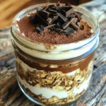 - 1 cup rolled oats - 1 cup almond milk (or any milk of choice) - 2 tablespoons chia seeds - 1 tablespoon maple syrup (or honey) - 1 teaspoon vanilla extract - 1 tablespoon cocoa powder - ½ cup Greek yogurt (or dairy-free alternative) - 1 tablespoon instant coffee granules - Dark chocolate shavings (for garnish) To make Tiramisu Overnight Oats, first gather your ingredients. You need rolled oats, almond milk, and chia seeds. These form the base of your dish. Then, add flavor enhancers like maple syrup, vanilla extract, and cocoa powder. These ingredients give your oats that delicious tiramisu taste. Next, include Greek yogurt to add creaminess. If you prefer a dairy-free option, use plant-based yogurt. The instant coffee granules bring in the classic tiramisu flavor. Finally, for a beautiful finish, you will need dark chocolate shavings. You can also dust some cocoa powder on top before serving. This recipe is simple, yet it packs a lot of flavor. For the full recipe, check the section above. Enjoy your creamy delight! - In a mixing bowl, combine 1 cup rolled oats, 2 tablespoons chia seeds, and 1 cup almond milk. - Stir well and let it sit for 5 minutes. This allows the chia seeds to soak. - After 5 minutes, add 1 tablespoon maple syrup, 1 teaspoon vanilla extract, and 1 tablespoon cocoa powder to the oat mixture. - Stir until all ingredients blend nicely. - In a small bowl, dissolve 1 tablespoon instant coffee granules in a tablespoon of hot water. - Mix this coffee solution into the oat mixture for a rich, tiramisu flavor. - Layer half of the oat mixture into a jar or bowl. - Next, scoop half of ½ cup Greek yogurt on top of the oats. - Repeat these layers with the remaining oat mixture and yogurt for a lovely contrast. - Cover the jar or bowl with a lid. - Place it in the refrigerator to chill overnight or for at least 4-6 hours. Try this recipe for a creamy delight that’s easy to make! Don’t forget to check the full recipe to get all the details. - Allow chia seeds to absorb moisture. This makes the oats creamy. - Adjust almond milk for desired creaminess. Add more for a thinner mix or less for thicker oats. - Customize sweetness with excess maple syrup. This adds a nice touch. - Add spices like cinnamon for extra flavor. It gives a warm, cozy taste. - Use different yogurt types for variations. Greek yogurt adds protein, while coconut yogurt adds a tropical vibe. - Try with various toppings like nuts or fruit. Chopped almonds or fresh berries can enhance the dish. For the full recipe, check out the Tiramisu Overnight Oats section. {{image_2}} You can easily change the flavor of your tiramisu overnight oats. For a mocha flavor, add chocolate syrup. This makes it taste like a rich coffee drink. You can also add banana slices for a fruity twist. Bananas give a sweet touch and pair well with coffee. If you want a tropical version, use coconut milk instead of almond milk. This change adds a fun twist to the recipe. For a dairy-free option, choose plant-based yogurt. This keeps the dish creamy and delicious without dairy. You can adjust the amount of ingredients to make larger batches. This is great for meal prep or feeding a crowd. If you want quick options, create individual portions. This way, you can grab and go whenever you need a tasty breakfast. For the complete details, check the Full Recipe to make your own Tiramisu Overnight Oats! You can store Tiramisu overnight oats in the refrigerator for up to 3 days. They taste best within 24 hours. Freshness makes a big difference. After a day, the oats absorb more liquid. This can change the texture, making them less creamy. So, enjoy them soon after making for the best taste. You can freeze Tiramisu overnight oats in individual portions. This works well for meal prep. Just scoop what you need into small containers. When you want to eat them, thaw the oats in the refrigerator overnight. This way, they will be ready for breakfast or a snack. You can enjoy Tiramisu overnight oats cold or warm them slightly in the microwave. If you warm them, just heat for 30 seconds to keep the creamy texture. I like to mix in fresh toppings right before serving. Dark chocolate shavings or a sprinkle of cinnamon add a lovely touch. Tiramisu overnight oats are a creamy breakfast inspired by the classic Italian dessert. They combine oats, coffee, cocoa, and yogurt to create a rich, layered dish. The flavors of chocolate and coffee blend perfectly, making each bite feel like a treat. You get a nice balance of sweetness and creaminess. The oats soak up the flavors, giving you a delightful experience in the morning. To make these oats vegan, swap dairy products for plant-based ones. Use almond milk, coconut milk, or oat milk instead of regular milk. For yogurt, choose a dairy-free yogurt made from almonds, coconut, or soy. You can also replace honey with maple syrup or agave nectar for sweetness. These changes keep the dish delicious while catering to a vegan diet. Yes, you can use instant oats, but the texture will change. Instant oats cook faster and become softer. This leads to a creamier but less chewy result. If you prefer a more traditional texture, rolled oats are best. They hold their shape and give a nice bite. If you choose instant oats, keep an eye on the soaking time. Less time may be needed for them to absorb the liquid. Tiramisu overnight oats last up to 3 days in the fridge. However, for the best taste and texture, enjoy them within 24 hours. The longer they sit, the softer the oats become. This can make the dish less appealing. Store them in an airtight container to keep them fresh. Remember to add toppings just before serving to maintain their crunch. Tiramisu overnight oats combine flavor and nutrition seamlessly. You start with rolled oats, almond milk, and chia seeds for a creamy texture. Adding cocoa, coffee, and yogurt enhances the taste. Customize it with your favorite toppings for unique flavors. In conclusion, this dish is versatile and easy. You can adjust it to fit your diet and preferences. Enjoy experimenting with different ingredients to create your perfect version of Tiramisu overnight oats. Start your day deliciously!