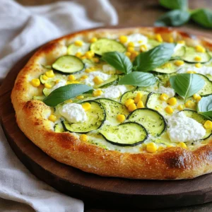 For a tasty zucchini corn pizza, you need these key ingredients: - 1 pre-made pizza crust (or homemade if preferred) - 1 medium zucchini, thinly sliced - 1 cup sweet corn kernels (fresh or frozen) - 1 cup shredded mozzarella cheese - 1/2 cup ricotta cheese - 1/2 teaspoon garlic powder - 1 teaspoon Italian seasoning - 1 tablespoon olive oil - Salt and pepper to taste - Fresh basil leaves for garnish These ingredients create a balance of flavors and textures. The zucchini offers a nice crunch. The sweet corn adds a bit of sweetness, and the cheeses provide creaminess. You can customize your pizza with extra ingredients. Here are some ideas: - Cherry tomatoes for a burst of freshness - Spinach or kale for added greens - Red onion for a sharper taste - Bell peppers for some color and crunch - Crumbled feta or goat cheese for a tangy twist Feel free to mix and match. These add-ins let you create a pizza that suits your taste. Zucchini corn pizza is not just yummy; it is also healthy. Here’s a quick look at the nutrition: - Each slice has about 220 calories. - It packs in protein from the cheese. - Zucchini and corn provide fiber and vitamins. - Using a whole grain crust boosts the health benefits further. This pizza is a great choice for a quick meal. It is both nutritious and delicious, making it perfect for family dinners or casual gatherings. For the full recipe, check out the full recipe section. Start by preheating your oven. Follow the instructions on your pizza crust. If you use a pre-made crust, roll it out on a baking sheet or pizza stone. If you make a homemade crust, prepare it as stated in your recipe. In a skillet, heat one tablespoon of olive oil over medium heat. Add your thinly sliced zucchini. Sauté the zucchini for about 3 to 4 minutes. You want it to be tender but still crisp. Season with garlic powder, salt, and pepper to taste. Once it's done, remove it from the heat and set it aside. Spread 1/2 cup of ricotta cheese evenly over your crust. Leave a small border at the edge. Next, add the sautéed zucchini and 1 cup of sweet corn kernels on top of the cheese. Now, sprinkle 1 cup of shredded mozzarella cheese over everything. Finally, add 1 teaspoon of Italian seasoning for extra flavor. Bake your pizza in the preheated oven for 12 to 15 minutes. Look for a golden crust and bubbly cheese. After baking, let the pizza cool for a minute. Garnish with fresh basil leaves before slicing. Enjoy your delicious zucchini corn pizza! For a detailed list of ingredients and instructions, check the Full Recipe. To cook zucchini well, start with fresh ones. Look for firm, shiny skin. Wash them and slice them thin. Thin slices cook faster and taste better. Sauté them for about 3-4 minutes. This keeps them tender but not mushy. Add salt and pepper to bring out their flavor. You can also grill or roast zucchini for a smoky taste. For this pizza, use mozzarella for its melt and stretch. It makes each bite gooey and fun. Adding ricotta gives a creamy texture. You can mix cheeses for a flavor boost. Try a bit of feta for tang or a bit of cheddar for sharpness. Just keep the cheese balanced so it does not overpower the other ingredients. A crispy crust makes the pizza great. Start by preheating your oven well. A hot oven helps the crust rise and crisp. If using a pre-made crust, follow the package instructions. For homemade crust, make sure it's rolled out thin. Bake it until it's golden. You can also use a pizza stone for even better results. Just place it in the oven before you preheat. This way, it gets very hot. {{image_2}} You can easily make this pizza gluten-free. Use a gluten-free pizza crust instead of regular. Many stores offer tasty gluten-free options. You can also make your own crust with almond flour or cauliflower. Both options work well with the zucchini and corn toppings. Just follow the same cooking steps. For a vegan version, swap out the cheese. Use vegan mozzarella or nutritional yeast for a cheesy flavor. Instead of ricotta, try hummus or a cashew cream. These swaps keep the pizza creamy and delicious. You will not miss the dairy at all. Zucchini and corn pair well with many flavors. Add sliced bell peppers or red onions for extra crunch. Try fresh herbs like oregano or thyme for a burst of flavor. A sprinkle of red pepper flakes will add a kick. Drizzle balsamic glaze on top after baking for a sweet finish. Get creative and mix flavors to your liking! Storing leftover Zucchini Corn Pizza is easy. First, let the pizza cool down. Then, slice it into pieces. Place the slices in an airtight container. You can also wrap them in plastic wrap. This keeps them fresh for up to three days in the fridge. To reheat your pizza, use an oven for best results. Set the oven to 375°F (190°C). Place the pizza slices on a baking sheet. Heat for about 10 minutes. This makes the crust crispy again. You can also use a skillet. Heat it on medium-low and cover it. This method keeps the cheese melty. Freezing Zucchini Corn Pizza is a great idea for meal prep. First, let the pizza cool completely. Wrap each slice in plastic wrap. Then, place the slices in a freezer-safe bag. Remove as much air as possible. You can freeze the pizza for up to two months. When ready to eat, thaw it in the fridge overnight before reheating. For the full recipe, check out the section above. Yes, you can try different cheeses. Cheddar, gouda, or feta work well. Each cheese adds a unique taste. Mix and match to find your favorite. Experimenting makes cooking fun and tasty! To make pizza crust, mix flour, yeast, water, and salt. Knead the dough until smooth. Let it rise for about an hour. Roll it out and shape it to fit your pan. Homemade crust is simple and delicious! You can add bell peppers, mushrooms, or spinach. Broccoli and onions also taste great. Feel free to explore your fridge. Use any veggies you love for extra flavor and nutrients. To add spice, sprinkle crushed red pepper flakes on top. You can also use spicy cheese or add jalapeños. Mixing in a spicy sauce with the ricotta works well too. Make it as fiery as you like! Zucchini corn pizza is fun and tasty. We covered essential ingredients, step-by-step instructions, and useful tips. You learned about variations, storage methods, and common questions. Cooking this dish can be simple and rewarding. You can tailor it to your taste. Now, enjoy a slice of your unique pizza creation. Have fun experimenting with flavors!