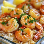 - 1 pound large shrimp, peeled and deveined - 3 tablespoons unsalted butter - 4 cloves garlic, minced - 1/4 cup honey - 2 tablespoons soy sauce - 1 tablespoon freshly squeezed lemon juice - Salt and pepper to taste - Chopped fresh parsley for garnish Accurate measurements are key for this dish. They ensure a tasty balance of flavors. For shrimp, look for large ones that are firm and bright in color. Fresh shrimp should smell like the ocean, not fishy. If you can, buy shrimp from a trusted source. This will give you the best taste and quality. Start by melting the butter in a large skillet over medium heat. Once the butter is melted, add the minced garlic. Sauté the garlic for about one minute. Keep an eye on it to avoid burning. Next, add the honey, soy sauce, and lemon juice to the skillet. Stir everything well to mix the flavors. Increase the heat slightly and let the sauce simmer for about two minutes. This will help it thicken and enhance the taste. Now, it’s time to cook the shrimp. Add the peeled and deveined shrimp to the skillet. Season them with salt and pepper for some flavor. Cook the shrimp for two to three minutes on one side. You’ll know they're ready to flip when they turn pink. Carefully flip the shrimp and cook the other side for another two to three minutes. The shrimp should be fully cooked and opaque. Once your shrimp are cooked, remove the skillet from the heat. For a fresh touch, garnish with chopped parsley. This adds color and flavor. Serve the honey garlic butter shrimp over a bed of rice or quinoa. Drizzle some of the remaining sauce on top for extra taste. Adding lemon wedges on the side can brighten the dish. Enjoy your meal! For the complete recipe, check the [Full Recipe]. To tell when shrimp are perfectly cooked, look for a few signs. First, they should turn pink and opaque. This usually takes 2-3 minutes per side. If they curl into a C shape, that means they're done. Be careful not to overcook them, as they can become tough. Prevent garlic from burning during cooking by following a simple trick. Cook it over medium heat and watch it closely. Once it’s fragrant, add the honey and soy sauce quickly. This helps keep the garlic sweet and tasty. You can add spices or herbs for extra flavor in this dish. A pinch of red pepper flakes can add heat. Fresh thyme or basil can brighten the taste. Don’t be afraid to experiment and find what you love. For complementary sides, I suggest serving the shrimp with rice or quinoa. These grains soak up the sauce well. A crisp salad or steamed veggies also pairs nicely with the dish. The best skillet for cooking shrimp is a non-stick one. It helps prevent sticking and makes cleaning easy. I recommend a large skillet that allows enough space for shrimp to cook evenly. For peeling and deveining shrimp, use a small but sharp paring knife. This tool gives you control and precision. You can also use kitchen scissors for quick work. These tools make prep simple, so you can enjoy cooking. Explore the [Full Recipe] for more details on making honey garlic butter shrimp! {{image_2}} You can change the sweetener in honey garlic butter shrimp. Try maple syrup or agave nectar. They add a nice twist while keeping the dish sweet. If you don’t have fresh garlic, you can use garlic powder. This works well if you’re in a hurry. Just use 1/8 teaspoon of garlic powder for each clove. For a gluten-free version, swap soy sauce with tamari. This keeps the flavor while meeting gluten-free needs. If you want it low-carb, use cauliflower rice instead of regular rice. This makes your meal lighter but still tasty. You can make this dish with Asian-inspired flavors. Try adding sesame oil or sriracha for a kick. These ingredients bring a zesty heat to your meal. For a Mediterranean touch, mix in olives or feta cheese. This gives a whole new flavor profile that pairs well with shrimp. For the full recipe, check out the Honey Garlic Butter Shrimp section. After making honey garlic butter shrimp, let it cool to room temperature. Store leftovers in an airtight container. This keeps the shrimp fresh and tasty. In the fridge, honey garlic butter shrimp lasts for about 3 days. To reheat shrimp, use a pan over low heat. This method warms them gently and keeps them juicy. Avoid the microwave; it can make shrimp rubbery. You can also mix leftover shrimp into pasta or salad for a quick meal. To freeze honey garlic butter shrimp, place it in a freezer-safe bag. Remove as much air as possible to prevent freezer burn. It can stay in the freezer for up to 3 months. When ready to eat, thaw it overnight in the fridge. Cook from frozen in a skillet over low heat until warm. For the full recipe, check out the Honey Garlic Butter Shrimp 🦐 section. Yes, you can use frozen shrimp. First, thaw them under cold water. This takes about 10-15 minutes. After thawing, dry the shrimp with a paper towel. Frozen shrimp may need a minute more to cook. Always check if they turn pink and opaque. If you can't use honey, consider these options: - Maple syrup - Agave nectar - Brown sugar These sweeteners provide a similar taste. Adjust the amount to your liking. Look for these signs: - The shrimp turn bright pink. - They curl into a C shape. - The flesh becomes opaque. Cooked shrimp should feel firm, not rubbery. Yes, you can prepare the shrimp a few hours in advance. Cook the shrimp and let them cool. Store them in a container in the fridge. Reheat gently before serving to keep them tender. Absolutely! Portion the shrimp into meal prep containers. They can last in the fridge for 2-3 days. To reheat, use low heat to avoid overcooking. You can serve them with rice or veggies for a quick meal. For the complete recipe, check out the Full Recipe section. This blog post covered a delicious honey garlic butter shrimp recipe. You learned about the necessary ingredients, including shrimp, butter, and garlic. I shared tips for preparing the sauce and cooking the shrimp perfectly. We looked at variations, storage info, and answered common questions. Now, you can cook this dish with confidence. Enjoy the great flavor and flexibility of this recipe. Don't hesitate to experiment and make it your own. Happy cooking!