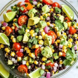 To make Zesty Black Bean Salad, gather these fresh ingredients: - 1 can (15 oz) black beans, rinsed and drained - 1 cup corn (fresh, frozen, or canned) - 1 red bell pepper, diced - 1 avocado, diced - 1/2 red onion, finely chopped - 1 cup cherry tomatoes, halved - 1/4 cup fresh cilantro, chopped - 2 tablespoons lime juice - 1 tablespoon olive oil - 1 teaspoon ground cumin - 1 teaspoon garlic powder - Salt and pepper to taste Black beans are a great source of protein and fiber. They help you feel full and satisfied. Corn adds sweetness and crunch while providing vitamins A and C. Red bell peppers are loaded with antioxidants and vitamin C, which is great for your skin. Avocado brings healthy fats to the mix, which help keep your heart strong. Cherry tomatoes add color and taste, plus they contain lycopene, which is good for your health. Cilantro adds a fresh flavor and may help with digestion. When choosing your ingredients, look for brands that use non-GMO products. For black beans, I recommend brands like Eden or Goya. They have a great flavor and texture. For corn, frozen corn from Green Giant is a solid choice. It has a sweet taste and cooks well. For fresh produce, visit your local farmer's market. You will find ripe avocados and colorful peppers. For olive oil, I suggest a high-quality brand like California Olive Ranch. This oil enhances the salad's flavor. Fresh lime juice is best, but bottled juice is okay if you’re in a hurry. To make this zesty black bean salad, start by gathering your ingredients. You will need black beans, corn, red bell pepper, avocado, red onion, cherry tomatoes, cilantro, lime juice, olive oil, ground cumin, garlic powder, salt, and pepper. Rinse and drain the black beans first. Then, chop the red bell pepper, avocado, and red onion. Halve the cherry tomatoes and chop the cilantro. To really boost the flavor, always use fresh ingredients. Fresh lime juice makes a big difference compared to bottled juice. Also, let the salad sit for 10-15 minutes after mixing. This helps the flavors blend. Taste it before serving and adjust the salt and lime juice if needed. A pinch more salt can bring out the flavors even more. Use a large bowl for mixing. Start by adding the black beans, corn, and all the chopped veggies. In a small bowl, whisk the lime juice, olive oil, cumin, and garlic powder together. Pour this dressing over the salad mix. Gently toss everything together. Make sure all ingredients are coated in the dressing. This step ensures every bite is full of flavor. You can find the full recipe for this salad above. When making Zesty Black Bean Salad, avoid overcooking the beans. Canned beans are ready to use. Rinsing them helps remove excess salt. Don't skip this step. Also, using too much lime juice can overwhelm the flavors. Start with less, then add more if needed. Lastly, be careful with the salt. You can always add more, but you can't take it out. Cut your avocado, bell pepper, and onion into similar sizes. This helps with even bites. To dice the red onion, first cut it in half. Then slice thinly from the top down. For the bell pepper, slice off the top and bottom. Remove the seeds, then cut into strips before dicing. For cherry tomatoes, slice them in half for a nice look. Letting the salad sit for 10-15 minutes allows the flavors to blend. This short wait makes a big difference. The lime juice and spices soak into the beans and veggies. If you can, prepare it a bit ahead of time. This extra time makes each bite more flavorful. If you want it even better, chill it in the fridge for a while before serving. Check out the Full Recipe for more details. {{image_2}} You can change up the Zesty Black Bean Salad to suit your taste. Here are some fun swaps: - Beans: Use pinto or kidney beans if you prefer. - Veggies: Try adding diced cucumber or grated carrots. - Herbs: Swap cilantro for parsley or basil for a new taste. - Dressing: Experiment with apple cider vinegar for a tangy kick. These simple changes keep the salad fresh and exciting. Want to make your salad more filling? Add proteins! Here are a few great options: - Grilled Chicken: Dice it up and mix it in for extra flavor. - Shrimp: Cooked shrimp adds a nice touch and pairs well. - Tofu: For a vegetarian option, toss in some firm tofu. These proteins turn a light salad into a full meal without losing its zesty nature. If you love heat, jalapeños are perfect for your salad. Here’s how to use them: - Fresh Jalapeños: Dice them finely and mix into the salad. - Pickled Jalapeños: They add a tangy flavor and a nice crunch. - Adjust Heat: Start with a small amount and taste as you go. This spicy twist gives your Zesty Black Bean Salad an exciting kick! You can find the full recipe to try these variations. To keep your zesty black bean salad fresh, store it in an airtight container. Make sure to seal it tightly. This helps keep the flavors intact. Place it in the fridge right after you make it. Avoid adding avocado until you are ready to serve. This keeps it from turning brown too quickly. Zesty black bean salad stays good for about 3 to 4 days in the fridge. After this time, the flavors may fade. The freshness of the ingredients matters, too. If you made it with fresh produce, it may last longer. Always check for any off smells or changes in texture before eating. To make your leftovers taste fresh again, add a splash of lime juice. This brightens the flavors and adds zing. You can also toss in a bit of fresh cilantro or diced tomatoes. If the salad seems dry, mix in a little olive oil. These small tweaks can make your leftovers feel brand new! For the full recipe, check out the details above. Yes, you can make Zesty Black Bean Salad ahead of time. It tastes even better after resting. The flavors blend well when it sits. Just store it in the fridge. This salad stays fresh for up to three days. If you want to keep the avocado from browning, add it just before serving. You can serve Zesty Black Bean Salad with many dishes. It pairs well with grilled chicken or fish. You can also enjoy it with tacos or burritos. It makes a great side for barbecues. For a light meal, serve it with tortilla chips. You can even use it as a topping for nachos. Making Zesty Black Bean Salad vegan is easy! The recipe is already plant-based. Just ensure the ingredients you use are vegan-friendly. All the main ingredients, like beans and veggies, are vegan. The dressing with lime juice and olive oil is also vegan. You can enjoy this dish guilt-free! Check out the Full Recipe for step-by-step guidance. This blog post covered key ingredients, steps, and tips for making Zesty Black Bean Salad. You learned about the health perks of each ingredient and found best brands to use. I shared ways to prepare, cook, and mix for great flavor. Avoiding common mistakes lets you succeed every time. You can customize your salad with fun variations too! In the end, making this dish is easy, delicious, and rewarding. Enjoy your cooking adventure!