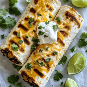 To make smoky chipotle bean burritos, gather these key ingredients: - 1 cup black beans, cooked and mashed - 1 cup pinto beans, cooked and mashed - 1 tablespoon chipotle pepper in adobo sauce, minced - 4 large flour tortillas - 1 cup cooked brown rice - 1 cup corn kernels (fresh, frozen, or canned) - 1 cup shredded cheese (cheddar or a cheese blend) These ingredients create a rich and satisfying filling. The black and pinto beans add protein and flavor. The tortillas hold everything together, making it easy to enjoy. The right spices and seasonings elevate your burritos. Here’s what you need: - 1 teaspoon smoked paprika - 1 teaspoon ground cumin - ½ teaspoon garlic powder - ½ teaspoon onion powder - Salt and pepper to taste Smoked paprika gives a deep flavor. Ground cumin adds warmth and earthiness. Garlic and onion powders bring out the savory notes. Adjust the salt and pepper based on your taste. Toppings add freshness and fun to your burritos. Consider these options: - ½ cup sour cream or Greek yogurt - Fresh cilantro, chopped - Lime wedges for serving Sour cream or yogurt adds creaminess. Cilantro brings a touch of brightness. Lime juice adds zing and balances the flavors. Feel free to mix and match your toppings! Checking out the Full Recipe can help you see how to use these ingredients effectively. To start, gather your ingredients. In a medium bowl, mix 1 cup of black beans and 1 cup of pinto beans. Use a fork to mash them slightly, but leave some texture for bite. This adds a nice feel to the burrito. Next, add 1 tablespoon of minced chipotle pepper in adobo sauce. This gives the burrito its smoky kick. Then, sprinkle in 1 teaspoon of smoked paprika, 1 teaspoon of ground cumin, ½ teaspoon of garlic powder, and ½ teaspoon of onion powder. Season with salt and pepper to taste. Mix everything well, so the flavors blend nicely. Now, let’s assemble the burritos. Take a clean surface or a large plate. Lay out one large flour tortilla on the surface. Add an even scoop of the bean mixture down the center of the tortilla. Be generous, but don’t overfill! Next, add a scoop of cooked brown rice, followed by a sprinkle of corn kernels. Top it all off with a handful of shredded cheese. Now, fold the sides of the tortilla over the filling. Then, roll the burrito tightly from the bottom up. Repeat this with the remaining tortillas until all the filling is used. To cook the burritos, heat a non-stick skillet over medium heat. Place the burritos seam-side down in the skillet. Cook them for about 2-3 minutes on each side. Look for a golden brown and crispy texture. This step makes them extra tasty! Once cooked, remove the burritos from the skillet and let them cool slightly. Serve warm, topped with a dollop of sour cream or Greek yogurt, chopped cilantro, and lime wedges on the side for squeezing. Enjoy your smoky chipotle bean burritos! For more details, check out the Full Recipe. To boost the smoky taste, add more chipotle pepper. You can use two tablespoons if you like it hot. Smoked paprika also adds depth. I often sprinkle extra on top before serving. For a touch of sweetness, add a bit of honey. This balance makes the flavors pop. You can make these burritos in advance. Prepare the filling and wrap them in tortillas. Then, wrap each burrito in foil. Store them in the fridge for up to three days. When you're ready, heat them in the oven for a quick meal. This method keeps them tasty and fresh. A few tools help make this recipe easier. Use a large bowl for mixing the bean filling. A non-stick skillet is great for cooking the burritos. A spatula helps flip them without breaking. If you have a tortilla press, it can shape the tortillas perfectly. Lastly, kitchen scissors can cut cilantro quickly. For the full recipe, check out the [Full Recipe]. {{image_2}} You can make this recipe vegetarian or vegan easily. Use plant-based cheese for a vegan choice. You can also swap sour cream for cashew cream or avocado. Both options add creaminess without dairy. This way, everyone can enjoy these burritos. Feel free to add more veggies to your burritos. Try diced bell peppers, zucchini, or spinach. Sauté them before mixing with the beans for extra flavor. You can also add roasted veggies for a smoky taste. This adds color and nutrition, making your meal even better. If you want to change the protein, use lentils or quinoa. Both provide great texture and nutrients. You can also try chickpeas for a different flavor. They blend well with the smoky spices. These options keep your burritos hearty and satisfying. You can keep your Smoky Chipotle Bean Burritos in the fridge. Place them in an airtight container. They will stay fresh for about 3 to 4 days. If you want to keep them longer, consider freezing. To freeze the burritos, wrap each one tightly in plastic wrap. Then, place them in a freezer-safe bag. This keeps them safe from freezer burn. They can last in the freezer for up to 3 months. When you’re ready to eat, just thaw them in the fridge overnight. To reheat, you can use an oven or a skillet. If using the oven, preheat it to 350°F (175°C). Wrap the burrito in foil and heat for about 15-20 minutes. If using a skillet, heat it over medium heat. Cook the burrito for about 3-4 minutes on each side. This keeps them crispy and warm. For a quick option, you can use the microwave. Heat it for 1-2 minutes, but it may not stay crispy. Enjoy your delicious burritos! For the full recipe, check out the Smoky Chipotle Bean Burritos recipe. You can use any beans you like. Great options include kidney beans or chickpeas. You can also blend beans for a smoother texture. If you want a meat option, try shredded chicken or ground beef. Remember to adjust the seasoning to fit the new beans or meat. To add heat, try more chipotle peppers in adobo sauce. You can also mix in diced jalapeños or a splash of hot sauce. If you like it really spicy, use a pinch of cayenne pepper. Taste the filling as you go to reach your perfect heat level. Yes, you can use corn tortillas! They add a nice flavor and texture. Just be careful, as they can tear more easily than flour tortillas. Warm them slightly before filling to make them more pliable. This way, they’ll hold up better when you roll them. For the full recipe, check out the details above. In this post, I covered how to make smoky chipotle bean burritos. We explored key ingredients, spices, and toppings. I shared simple steps for preparation, assembly, and cooking. Helpful tips improved smoky flavors and storage methods. I also offered vegetarian options and variations. These burritos are easy, tasty, and fun to make. You can adapt them to your taste and enjoy any time. With these insights, you are ready to create a delicious meal. Happy cooking!
