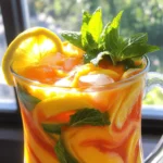 - 4 ripe peaches, pitted and diced - 1 cup freshly squeezed lemon juice (about 4-6 lemons) - 1/2 cup honey or agave syrup (adjust to taste) - 4 cups cold water - Fresh mint leaves for garnish - Lemon slices for garnish - Ice cubes To make fresh peach lemonade, you need ripe peaches. Look for peaches that smell sweet and feel soft but not mushy. The right peaches make your drink sweet and fruity. Next, you'll need fresh lemons. You can squeeze about 4 to 6 lemons to get one cup of juice. Fresh juice gives the best tartness to balance the sweetness from the peaches. For sweetener, honey or agave syrup works great. You can adjust the amount based on how sweet you want your lemonade. Some people like it sweeter, while others prefer a tangy flavor. Lastly, consider garnishes. Fresh mint leaves add a nice touch and flavor. Lemon slices look pretty and add extra citrus notes. Don’t forget the ice cubes to keep your drink cold! - Calories per serving: About 100 calories - Sugar content: Around 20 grams - Vitamins and minerals: Rich in Vitamin C and A Each serving of fresh peach lemonade has about 100 calories. The sugar content is around 20 grams, mostly from the peaches and sweetener. Peaches offer Vitamin C, which is good for your immune system. Lemons also provide Vitamin C, and they add potassium. These vitamins and minerals help keep you healthy and refreshed during hot days. To start, gather your ripe peaches. Ripe peaches give the best flavor. Cut them in half, remove the pits, and dice the flesh. Next, add the diced peaches to a blender. Pour in a cup of cold water. Blend them until smooth. This step creates a lovely peach puree. Now, you need to strain the puree. Use a fine mesh sieve over a large pitcher. Pour the blended mixture through the sieve. Use a spatula to press down. This helps push more peach juice through. Discard any leftover pulp. With your peach juice ready, it’s time to mix. Add the freshly squeezed lemon juice to the pitcher. This adds a bright, zesty flavor. Now, sweeten the mix. Add half a cup of honey or agave syrup. Stir until fully dissolved. Taste your lemonade. If you want it sweeter, add more honey or agave. Finally, add the remaining three cups of cold water. Stir gently to combine all the flavors. For the best taste, chill your lemonade. Place it in the refrigerator for at least 30 minutes. This allows the flavors to blend together well. When you’re ready to serve, fill glasses with ice cubes. Pour the chilled peach lemonade over the ice. Garnish each glass with a slice of lemon and a few fresh mint leaves. This adds a nice touch and makes it look pretty. Enjoy your refreshing summer drink! To make your fresh peach lemonade even better, adjust the sweetness to your taste. You can use honey or agave syrup. Start with half a cup and add more if you like it sweeter. Taste it after mixing. The more you taste, the better it gets! For a stronger peach flavor, use ripe peaches. The riper, the sweeter! If you want a bolder taste, add a bit of peach juice to the mix. This will give you a more intense peach experience. Garnishing makes your drink look great! Add a slice of lemon on the rim of the glass. Fresh mint leaves also add a nice touch. They give a pop of color and smell amazing! You can use fun glassware too. Tall glasses highlight the colors, while mason jars give a rustic feel. Choose what fits your style best! Prep time is key. You can make the peach puree a day ahead. Just store it in an airtight container in the fridge. This makes the final steps quicker. For storage, keep leftovers in a sealed pitcher. It stays fresh for up to three days. If you notice separation, just stir it before serving again. Enjoy your refreshing peach lemonade anytime! {{image_2}} You can change the flavor of your peach lemonade easily. Adding herbs like basil or mint gives it a fresh twist. Just toss a few leaves into the blender with the peaches. You will love how these herbs lift the flavors. Mixing other fruits is also fun. Try adding strawberries or raspberries for a fruity blend. Each fruit adds its own taste. This way, you can make different versions each time! If you want a healthier option, try stevia or monk fruit. These sweeteners are great for cutting sugar. You can use them in the same amounts as honey or agave. Another idea is to use flavored syrups. They can add a unique taste to your lemonade. Look for peach or lemon-flavored syrups at the store. This gives you a new way to enjoy the drink. For a fun twist, make fizzy peach lemonade. You can use sparkling water or soda instead of still water. This adds bubbles and a lively feeling to your drink. If you use soda, choose a lemon-lime flavor for a zesty kick. Just remember to adjust the sweetness, as soda can be very sweet. You might not need as much honey or agave. Enjoy the refreshing fizz on a hot summer day! After making your fresh peach lemonade, store it in the fridge. Pour it into a clean pitcher or jar. Keep it sealed to prevent any odors from mixing in. Fresh peach lemonade stays good for about 3 to 5 days. Always give it a quick stir before serving. This helps mix any settled peach puree. If you want to make lemonade ahead of time, freezing is a great option. Pour the lemonade into ice cube trays or freezer-safe containers. Leave some space in the container for expansion. The lemonade will last for up to 3 months in the freezer. To use frozen lemonade, take it out of the freezer and let it thaw in the fridge overnight. You can also place it in a bowl of cold water for a quicker thaw. Once thawed, stir well and serve over ice. Enjoy the refreshing taste all summer long! To make your fresh peach lemonade, follow these steps: 1. Start by dicing 4 ripe peaches and pitting them. 2. In a blender, add the diced peaches and 1 cup of cold water. Blend until smooth. 3. Strain the peach puree through a fine mesh sieve into a large pitcher. Use a spatula to help push the liquid through. 4. Stir in 1 cup of freshly squeezed lemon juice and 1/2 cup of honey or agave syrup. Mix until the sweetener dissolves. 5. Add 3 more cups of cold water to the pitcher and stir well. Taste and adjust sweetness if needed. 6. Chill the lemonade in the fridge for at least 30 minutes. 7. Serve over ice, garnished with lemon slices and fresh mint. For the full recipe, check out the detailed steps. Yes, you can use canned peaches. Here are some pros and cons: - Pros: - Canned peaches are ready to use and save time. - They can be sweeter, so you may need less sweetener. - Cons: - Canned peaches may have added sugars or syrups. - The flavor might not be as fresh as ripe peaches. If you need a substitute for lemon juice, consider these options: - Lime juice: It gives a similar tangy flavor. - Vinegar: White or apple cider vinegar can work, but use less since it’s stronger. - Citric acid: Mix a small amount with water for a tart flavor. Each substitute can change the taste, so adjust to your liking. Homemade peach lemonade can last about 5 to 7 days in the fridge. To store it: - Use an airtight container to keep it fresh. - Check for any off smells or flavors before serving. Yes, you can make peach lemonade ahead of time. Here are some tips: - Prepare the lemonade and store it in the fridge. - If you plan to serve later, add ice just before serving to keep it cold. - Garnish with lemon slices and mint right before serving to keep it fresh. This blog post explored how to make fresh peach lemonade. We detailed the key ingredients, including ripe peaches and sweeteners. The step-by-step guide showed you how to prepare peach puree, mix the lemonade, and serve it chilled. We also shared tips to enhance flavor and present your drink beautifully. Finally, we discussed storage options and variations like fizzy lemonade. Making peach lemonade is simple and fun. Enjoy your refreshing drink and experiment with different flavors. Your perfect summer beverage awaits!