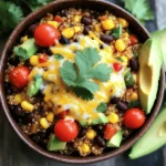 When making Slow Cooker Enchilada Quinoa Casserole, you need a few key ingredients. They create a tasty and filling meal. Here’s what you’ll need: - 1 cup quinoa, rinsed: Rinsing quinoa removes its natural coating, making it less bitter. - 2 cups vegetable broth: This adds flavor and moisture while cooking. - 1 can (15 oz) black beans, drained and rinsed: Black beans give protein and texture. - 1 can (15 oz) corn, drained: Sweet corn adds a lovely crunch. - 1 can (10 oz) enchilada sauce: Choose mild or spicy, depending on your taste. - 1 red bell pepper, diced: This adds sweetness and color. - 1 green bell pepper, diced: It gives freshness and a slight tang. - 1 cup cherry tomatoes, halved: They add juiciness and brightness. - 1 teaspoon ground cumin: This spice gives a warm flavor. - 1 teaspoon smoked paprika: It adds a smoky taste that enhances the dish. - 1 teaspoon garlic powder: This brings a rich, savory note. - 1 teaspoon onion powder: It adds depth to the overall flavor. - 1/2 teaspoon salt: This enhances all the other flavors. - 1/4 teaspoon black pepper: It adds a mild kick. - 1 cup shredded cheese: Use cheddar or a Mexican blend for a creamy topping. - Fresh cilantro, for garnish: This adds a fresh, herbal note. - Avocado slices, for serving (optional): They give a creamy texture and richness. These ingredients work together to create a hearty and satisfying meal. Each one plays an important role in building layers of flavor and texture. You can experiment with different veggies or sauces to make it your own! To start, you need to set up your slow cooker. First, wash the quinoa well under running water. This helps remove the bitter coating. Next, add the rinsed quinoa to the slow cooker. Pour in the vegetable broth and stir it all together. This is key to getting your flavors going right from the start. Now, it’s time to mix in the rest of the ingredients. Add the black beans, corn, diced red and green bell peppers, and halved cherry tomatoes. Don't forget the enchilada sauce! This gives your dish that classic flavor. Sprinkle in the ground cumin, smoked paprika, garlic powder, onion powder, salt, and black pepper. Make sure everything is mixed well. This ensures that each bite is packed with flavor. For cooking, cover the slow cooker with its lid. Set it to cook on low for about 4 to 6 hours or high for 2 to 3 hours. This slow cooking makes the quinoa fluffy and the veggies tender. Halfway through cooking, take a peek. If you see bubbling or the quinoa looks soft, you’re on the right track! About 30 minutes before you plan to serve, it’s time to add the cheese. Uncover the slow cooker and sprinkle the shredded cheese on top. Cover it up again. This helps the cheese melt perfectly. Once the cheese is melty, give the casserole a final stir. This mixes in that gooey goodness. Now, your casserole is ready to be served warm! To ensure perfect quinoa texture, rinse it well before cooking. This removes bitter saponins. Use two cups of vegetable broth for one cup of quinoa. This ratio keeps the quinoa fluffy and moist. If you want more flavor, add extra spices or a splash of lime juice. Adjusting flavors to meet your taste is easy. If you like it spicy, choose a hot enchilada sauce. You can also add jalapeños or red pepper flakes. For a milder dish, stick with a mild sauce. Taste as you go to find your perfect mix. For a beautiful presentation, top the casserole with fresh cilantro. Add avocado slices for creaminess. You can also serve it with sour cream or Greek yogurt for extra richness. For crunch, offer tortilla chips on the side. This adds texture and makes it more fun to eat. Consider serving the casserole with a side salad. A simple green salad with lime dressing pairs well. You could also serve it with grilled vegetables for added color and flavor. To prep ingredients in advance, chop your vegetables the night before. Store them in the fridge to keep them fresh. You can also measure out the spices and keep them in a small container. This makes cooking quick and easy. For reheating leftovers, use a microwave or return it to the slow cooker. If you microwave, stir every minute to heat evenly. In the slow cooker, add a splash of broth to prevent drying out. Heat until warm, then enjoy again! {{image_2}} You can easily change the quinoa in this casserole. Try using brown rice or farro for new textures. If you want more protein, lentils work well too. For the beans, chickpeas or pinto beans are great alternatives. They add a nice creaminess. Vegetables can also switch up your dish. Instead of bell peppers, use zucchini or spinach. Carrots or corn can add a sweet crunch. Don't be afraid to mix and match your favorites! Want to spice things up? Add jalapeños or chili powder to the mix. A dash of cayenne can bring some heat. For a different flavor, try adding taco seasoning. It gives the dish a nice kick. Cheese is another area to explore! Instead of cheddar, you can use pepper jack for a spicy touch. Or try feta for a tangy twist. Top with sour cream or Greek yogurt for creaminess. Fresh lime juice can brighten the flavors too. Making this recipe vegan is easy! Just swap the cheese for a plant-based option. Nutritional yeast can add a cheesy flavor without dairy. Ensure all your sauces are vegan-friendly too. For gluten-free diets, check your broth and enchilada sauce. Most are gluten-free, but it’s always good to read labels. You can also add more veggies or beans to boost fiber and nutrients. This way, you keep it healthy and delicious! To keep your Slow Cooker Enchilada Quinoa Casserole fresh, follow these tips: - Refrigeration: Store leftovers in an airtight container. This keeps moisture in and odors out. - Freezing: Use freezer-safe containers or bags. Leave some space for expansion. - Containers: Glass or BPA-free plastic containers work best. They are safe and easy to clean. Your casserole can stay fresh for: - In the fridge: About 3 to 5 days. - In the freezer: Up to 3 months. Watch for these spoilage signs: - Smell: If it smells off, toss it. - Appearance: Mold or discoloration means it’s bad. - Texture: If it feels slimy, do not eat it. Reheat your casserole to enjoy it again without losing flavor. Here’s how: - Microwave: Place in a bowl, cover, and heat in short bursts. Stir often. - Oven: Cover with foil and heat at 350°F (175°C) until warm. This keeps it moist. For serving, try these ideas: - Toppings: Add fresh cilantro or avocado slices. - Sides: Serve with tortilla chips for crunch. Enjoy your leftovers just as much as the first meal! How do I make this recipe spicier? Add diced jalapeños or a splash of hot sauce. You can also choose a spicier enchilada sauce. Spice can enhance flavor. Adjust to your taste. Can I use a different type of broth? Yes, you can use chicken or beef broth. Vegetable broth keeps it vegetarian. Each broth adds its own flavor. Choose what you prefer. Is it possible to prepare this recipe without a slow cooker? Absolutely! You can make it on the stove. Just cook quinoa in a pot and mix all ingredients. Simmer on low until heated through. Caloric content per serving This dish has about 300 calories per serving. It’s a filling meal without being heavy. Information on protein and fiber content Each serving contains about 10 grams of protein and 8 grams of fiber. This makes it a great choice for a healthy diet. What can I use instead of black beans? You can use kidney beans or pinto beans. Chickpeas are also a good choice. Each offers unique taste and texture. Are there alternatives to quinoa? Yes, you can use brown rice or farro. Both can add different flavors. Adjust cooking time as needed for these grains. This blog covers a tasty slow cooker casserole, from ingredients to storage tips. You learned how to prepare and cook it perfectly. We also explored ways to swap ingredients for fun variations. Keep these tips in mind for easy meal prep and serving ideas. Remember, cooking is all about personalization and enjoyment. Have fun experimenting with flavors and ingredients. Your family will love this dish, and you'll feel proud of your skills. Enjoy cooking this dish and making it your own.