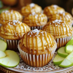 - 1 ½ cups all-purpose flour - 1 cup granulated sugar - ½ cup packed brown sugar - 1 teaspoon baking powder - ½ teaspoon baking soda - ½ teaspoon salt - 1 teaspoon ground cinnamon - ½ teaspoon ground nutmeg - ½ cup unsalted butter, softened - 2 large eggs - 1 cup apple cider (non-alcoholic) - 1 teaspoon vanilla extract - ½ cup caramel sauce - Flaky sea salt for sprinkling on top To make Salted Caramel Apple Cider Cupcakes, you need a mix of dry and wet ingredients. The dry ingredients bring flavor and structure to the cupcakes. The wet ingredients add moisture and richness. In the dry mix, you will find flour, two types of sugar, baking powder, baking soda, salt, and spices. The spices, cinnamon and nutmeg, give these cupcakes a warm, cozy taste. For the wet mix, you will use softened butter, eggs, apple cider, vanilla extract, and caramel sauce. The apple cider adds a fruity touch, while the caramel sauce adds sweetness. Finally, don’t forget the flaky sea salt! It creates a sweet and salty combo that makes each bite special. This mix of ingredients works together to create a delightful treat that will please everyone. - Preheat oven to 350°F (175°C). - Line a cupcake pan with paper liners. - In a large bowl, whisk together: - 1 ½ cups all-purpose flour - 1 cup granulated sugar - ½ cup packed brown sugar - 1 teaspoon baking powder - ½ teaspoon baking soda - ½ teaspoon salt - 1 teaspoon ground cinnamon - ½ teaspoon ground nutmeg This mix creates a sweet, warm base for your cupcakes. - In another bowl, cream ½ cup softened butter until smooth. - Add 2 large eggs, 1 cup apple cider, and 1 teaspoon vanilla extract. Mix until well combined. This mixture adds moisture and flavor to the batter. - Gradually add the dry mix to the wet mix. - Stir until just combined. A few lumps are okay; do not overmix. Overmixing can make the cupcakes tough. - Divide the batter evenly into the cupcake liners. - Bake for 18-20 minutes. Check doneness with a toothpick. The toothpick should come out clean when done. - Once baked, cool the cupcakes for 5 minutes in the pan. - Use a skewer to make small holes in the tops. - Drizzle with ½ cup caramel sauce and sprinkle with flaky sea salt. This gives each cupcake a sweet and salty kick. To check if your cupcakes are done, use a toothpick. Insert it in the center; it should come out clean. If it has batter on it, bake a few more minutes. Be sure not to open the oven too soon. This can cause the cupcakes to sink. Do not overmix the batter. Mix until just combined. A few lumps are okay. Overmixing can make the cupcakes tough instead of soft and fluffy. For a rich flavor, make homemade caramel sauce. Use butter, brown sugar, and cream. Cook until bubbly and smooth. You can also add a pinch of sea salt for extra taste. Try different spices to change the flavor of your cupcakes. Add ginger for warmth or cloves for a cozy touch. You can also swap cinnamon and nutmeg for a unique taste. Serve your cupcakes on a pretty platter. Drizzle more caramel sauce around them for a fun look. It adds elegance and makes them more inviting. For a festive touch, garnish with apple slices. Use thin slices and place them on the platter. You can also sprinkle some extra flaky sea salt on top for a nice contrast. {{image_2}} To make these cupcakes gluten-free, you can use gluten-free all-purpose flour. Make sure it has xanthan gum in it. This helps mimic the texture of regular flour. You can also blend almond flour with coconut flour for a unique taste. Just remember, the amount may vary, so start with a 1:1 ratio and adjust as needed. For a vegan version, swap the eggs and butter with plant-based alternatives. Use 1/4 cup unsweetened applesauce for each egg. Replace butter with vegan butter or coconut oil. This change will keep the cupcakes moist and tasty. You can also use almond milk or oat milk instead of apple cider for a twist. Get creative with spices! You can add ground ginger or allspice for a warm, cozy flavor. Try adding chopped nuts, like pecans or walnuts, for a nice crunch. Dried cranberries or raisins can add sweetness and texture. If you like a bit of zest, add a touch of orange or lemon zest to the batter. Each tweak brings a new flavor to your cupcakes! Store your salted caramel apple cider cupcakes in an airtight container. This keeps them fresh and moist. Keep the cupcakes in a cool, dry place. Avoid direct sunlight and heat. If you live in a humid area, the fridge is best. Just make sure to wrap them well to prevent drying out. To freeze your cupcakes, first let them cool completely. Then, wrap each cupcake in plastic wrap. Place the wrapped cupcakes in a freezer-safe bag or container. This helps keep out air and moisture. When you're ready to eat them, take them out the night before. Let them thaw at room temperature. For best results, drizzle caramel sauce just before serving. These cupcakes stay fresh for about 3 to 4 days at room temperature. If stored in the fridge, they last up to a week. Look for signs of spoilage, like an off smell or dry texture. If they feel hard or crumbly, it’s time to toss them. Enjoy them while they are still delicious! To keep your cupcakes moist, use these tips: - Add apple cider: It brings added moisture and flavor. - Use room-temperature eggs: They mix better and create a softer texture. - Don’t overmix: Mix until just combined to avoid dry cupcakes. - Check baking time: Remove them when a toothpick comes out clean, but not dry. These steps will help you enjoy soft, delicious cupcakes every time. Yes, you can use different types of apple cider. Each type adds its own flavor: - Sweet cider: It gives a sweeter taste. - Spiced cider: It adds warmth and depth. - Hard cider: It can add a unique twist but may change the texture. Choose your favorite cider to make these cupcakes your own. If you want to switch up the caramel sauce, here are some ideas: - Chocolate sauce: It pairs well and offers a different sweet flavor. - Maple syrup: It adds a natural sweetness and warmth. - Fruit preserves: They can provide a fresh taste and a fruity twist. Feel free to get creative and find your favorite topping! These cupcakes blend warm spices and sweet caramel for a delicious treat. We covered the ingredients, step-by-step instructions, and helpful tips for baking. Remember, you can customize flavors and make these cupcakes gluten-free or vegan. Store them properly for freshness. Enjoy creating and sharing these tasty cupcakes!