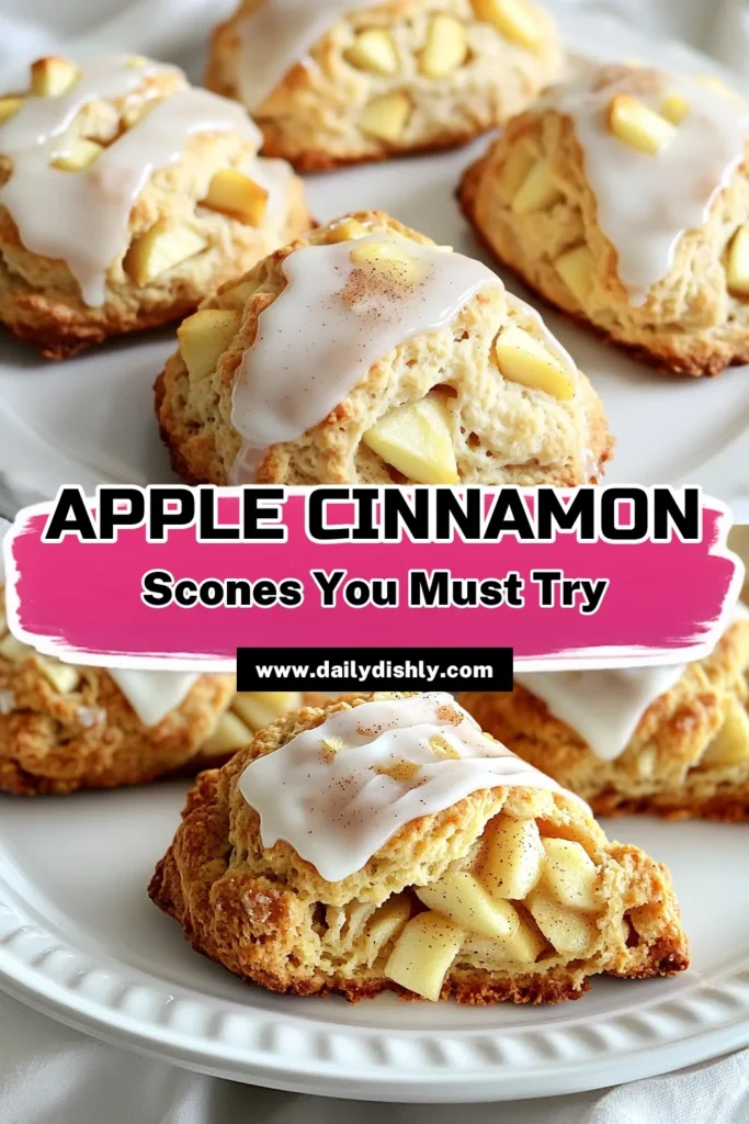 Indulge in the flavors of fall with these Cinnamon Apple Delight Scones! Perfectly fluffy and packed with juicy apples and cinnamon, these scones are the ultimate treat for any occasion. With just a few simple ingredients, you can bake a batch that will impress your family and friends. Click through to discover the full recipe and elevate your baking game today! #Scones #Baking #CinnamonAppleDelight #HomemadeTreats
