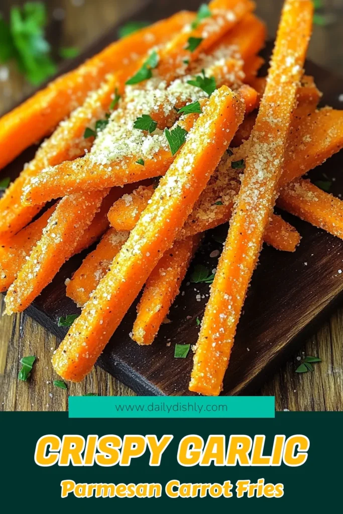 Enjoy a deliciously healthy snack with Air Fryer Garlic Parmesan Carrot Fries! These crispy, golden carrot sticks are seasoned to perfection with garlic, onion, and savory Parmesan cheese. In just 25 minutes, you can create a tasty side dish that everyone will love. Ready to impress your guests or treat yourself? Click through to discover the full recipe and make these irresistible carrot fries today!