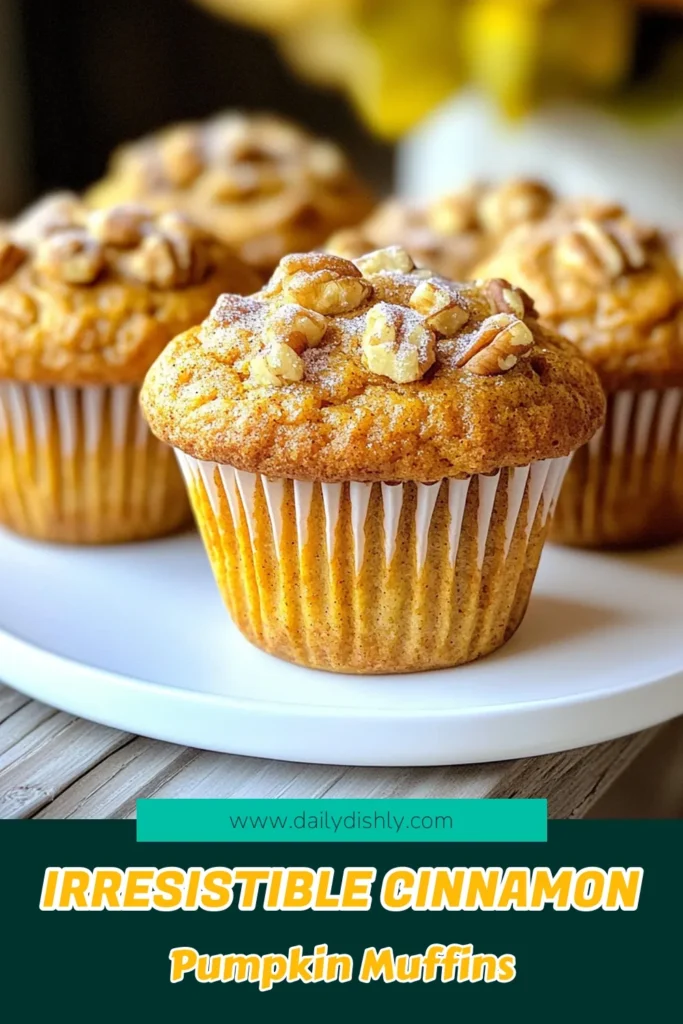 Indulge in the flavors of fall with these delightful Cinnamon Pumpkin Muffins! Made with warm spices and rich pumpkin puree, these muffins are perfect for breakfast or a cozy snack. Easy to prepare and packed with flavor, they're sure to impress friends and family. Don’t miss out on this delicious recipe! Click through to explore how to make them today. #PumpkinMuffins #CinnamonRecipes #FallBaking #DeliciousDesserts