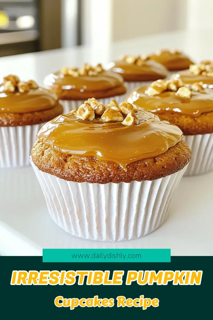 Indulge in the ultimate fall treat with these delicious pumpkin cupcakes with caramel drizzle! Perfectly spiced and super moist, these cupcakes are sure to impress your family and friends. Follow our easy recipe for a tasty dessert that's perfect for any occasion. Don't miss out on the secret to this sweet delight—click through for full instructions and tips! #PumpkinCupcakes #FallBaking #DessertRecipes #CaramelDrizzle