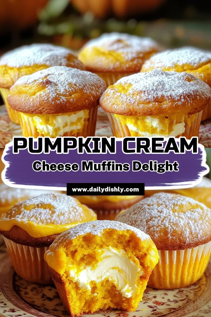 Indulge in the deliciousness of Pumpkin Cream Cheese Filled Muffins! These delightful treats combine the cozy flavors of pumpkin and warm spices with a creamy surprise in the center. Perfect for fall baking, these muffins are easy to make and will impress your family and friends. Click through to explore this delectable recipe and elevate your baking game today! #PumpkinMuffins #FallRecipes #Baking #PumpkinSpice