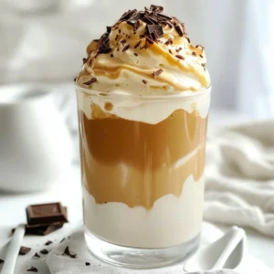 Here’s what you need to make Mocha Dalgona Whipped Coffee: - 2 tablespoons instant coffee - 2 tablespoons unsweetened cocoa powder - 2 tablespoons granulated sugar - 2 tablespoons hot water - 1 cup milk (dairy or non-dairy) - A pinch of salt - Chocolate shavings or cocoa powder for garnish Each ingredient plays a key role in creating this rich and creamy treat. The instant coffee gives that strong coffee flavor. Unsweetened cocoa powder adds a nice chocolate taste. Granulated sugar sweetens the mix just right. Hot water helps dissolve everything smoothly. You can choose dairy or non-dairy milk based on your taste. For a little extra flavor, you can add things like vanilla or hazelnut syrup. Finally, the garnishing options like chocolate shavings or cocoa powder make it look fancy! Enjoy your Mocha Dalgona Whipped Coffee as a special treat or a pick-me-up during the day. {{ingredient_image_1}} To make Mocha Dalgona whipped coffee, start by mixing the dry ingredients. In a bowl, add 2 tablespoons of instant coffee, 2 tablespoons of unsweetened cocoa powder, and 2 tablespoons of granulated sugar. Don't forget a pinch of salt; it enhances the taste. Next, pour in 2 tablespoons of hot water. Now, use a hand mixer or a whisk to whip the mixture. Beat it on high speed for about 2 to 4 minutes. You want it to turn light and frothy, similar to thick cream. The key is to whip until it holds peaks. Once your whipped coffee is ready, it's time to combine it with milk. Grab a serving glass and pour in 1 cup of milk. You can use cold, hot, or iced milk, depending on what you like. Leave some space at the top for the whipped coffee. Spoon the whipped coffee mixture over the milk. This creates a lovely layered look. You can mix them together before drinking or leave them layered for a beautiful presentation. For the finishing touch, add some garnishes. Chocolate shavings or a sprinkle of cocoa powder work great. These not only add flavor but also make your drink look fancy. Enjoy this rich and creamy treat! To get that perfect froth for your Mocha Dalgona coffee, whip it for 2-4 minutes. You want it to look thick and creamy. If you use a hand mixer, it saves time and energy. A whisk works too, but it takes longer. If you’re up for it, try whisking by hand for a workout! You can change the sweetness and cocoa levels to fit your taste. If you like it sweeter, add more sugar. If you want a richer chocolate taste, add more cocoa. Start small, taste, and adjust. This way, you can make it just how you like it! You can enjoy this treat anytime! It’s perfect for brunch, afternoon coffee breaks, or after dinner. Serve it with friends or keep it all to yourself. You can also impress guests by layering it in a glass. Don't forget to sprinkle some chocolate shavings on top for a fancy look! Pro Tips Use Fresh Ingredients: Always use fresh instant coffee and cocoa powder for the best flavor. Stale ingredients can result in a flat taste. Adjust Sweetness: Feel free to modify the sugar according to your taste. If you prefer a less sweet drink, start with 1 tablespoon and adjust from there. Milk Variety: Experiment with different types of milk, such as almond, oat, or coconut milk, to create unique flavor profiles. Presentation Matters: For a stunning visual, layer the whipped coffee gently on top of the milk and avoid stirring until ready to sip. {{image_2}} You can add syrups to your Mocha Dalgona whipped coffee for extra taste. Try vanilla or hazelnut syrups. These flavors mix well with coffee and cocoa. Just add one or two tablespoons to the whipped mix. This small change gives your drink a whole new twist. You can also use flavored creamers for a fun touch. The strength of your coffee can change the flavor. Different brands of instant coffee have unique tastes. Some might be bold, while others are smooth. Experiment with brands to find your favorite. If you want a stronger taste, use more coffee. For a milder drink, use less. Adjusting the amount can make a big difference. If you prefer a vegan Mocha Dalgona whipped coffee, there are easy swaps. Use dairy-free milk like almond, oat, or soy. These milks work well and keep the drink creamy. You can also try coconut milk for a tropical flavor. Make sure to choose unsweetened options to control sugar. With these choices, everyone can enjoy this treat! If you have leftover whipped coffee, store it in an airtight container. Refrigerate it right away. This keeps it fresh and tasty for later. It’s best to use it within 2 days. If you wait too long, it may lose its fluffy texture. For unused milk, keep it in its original container. Make sure it’s tightly closed. Store it in the fridge. If you use non-dairy milk, check the label for shelf life. Some need to be used faster than others. To refresh leftover whipped coffee, use a hand mixer. Whip it on medium speed until it becomes frothy again. If it seems too thick, add a little hot water. This helps bring back its creamy texture. Enjoy it over fresh milk for a delightful treat! Dalgona coffee is a whipped coffee drink. It became popular on social media. You mix instant coffee, sugar, and hot water. Then you whip it until it gets fluffy. This whipped mix goes on top of milk. It looks great and tastes rich. No, you need instant coffee for Dalgona. Regular brewed coffee won’t whip up. Instant coffee dissolves in water, which is key. This is what gives it the thick foam. To make it iced, start with cold milk. You can add ice to your glass first. Then, follow the same steps to whip your coffee mix. Spoon it over the cold milk and ice. It’s refreshing and delicious! Mocha Dalgona coffee can be healthier, depending on your choices. You can use less sugar or non-dairy milk. This drink has cocoa too, which is full of antioxidants. However, it still has sugar and calories, so enjoy it in moderation. Yes, you can make a large batch! Just multiply the ingredients by how many servings you want. Make sure to whip it in a bigger bowl. Then, serve it over milk in separate glasses. This blog post covered how to make Mocha Dalgona coffee. We explored ingredients, preparation, and serving. You learned tips for perfect froth and delicious variations. Remember, you can customize it all to your taste. Enjoy this drink any time of day, and don’t hesitate to get creative. Keep practicing those whipping techniques for the best texture. With a few simple steps, you can impress your friends and family with this tasty treat.