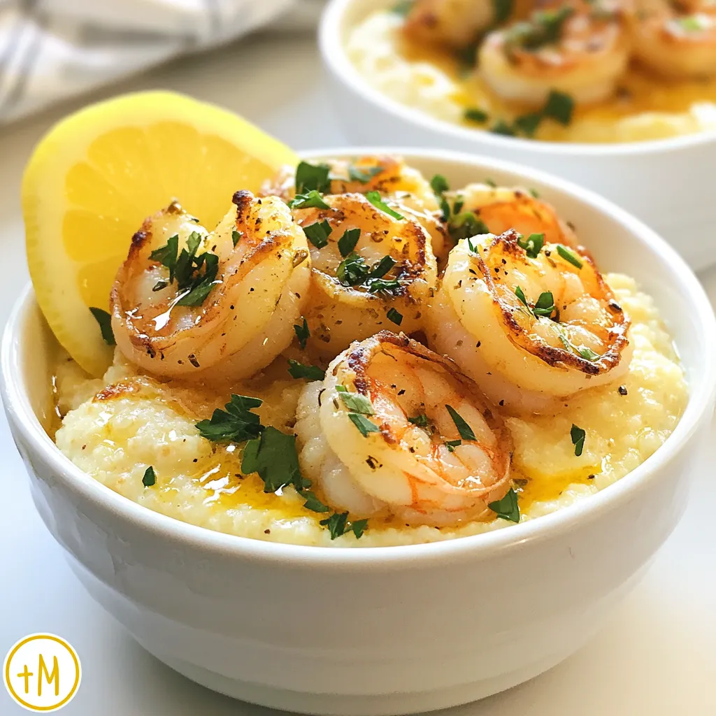 For this tasty dish, you need: - 1 cup stone-ground grits - 4 cups water or chicken broth - 1 pound large shrimp, peeled and deveined - 3 tablespoons unsalted butter - 4 cloves garlic, minced - 1 teaspoon smoked paprika - 1 teaspoon dried thyme - 1 teaspoon dried oregano - Salt and pepper to taste - 1/2 cup heavy cream - 1/4 cup chopped fresh parsley - Juice of 1 lemon These ingredients create a rich and creamy meal. The stone-ground grits add a nice texture. The shrimp brings a savory flavor, while the herbs give it depth. You can make this dish even better. Try adding: - Grated cheese for a creamy touch - Crumbled bacon for crunch - Sliced green onions for a fresh bite - Extra herbs like basil or cilantro These add-ins can change the flavor and make it your own. You can mix and match to find your favorite combo. If you don't have some ingredients, here are swaps: - Use quick-cooking grits instead of stone-ground. - Substitute shrimp with scallops or chicken. - Replace heavy cream with coconut milk for a lighter option. These changes can fit your pantry needs. Don't be afraid to get creative and adjust as needed! {{ingredient_image_1}} To start, grab a medium pot. Pour in 4 cups of water or chicken broth. Bring it to a boil. Once boiling, slowly whisk in 1 cup of stone-ground grits. Reduce the heat to low. Stir the grits often to prevent lumps. Cook for about 20 to 25 minutes. You want them creamy and thick. If they get too thick, add a bit more water or broth. Keep stirring until they reach a smooth texture. While the grits cook, take a skillet and melt 2 tablespoons of unsalted butter over medium heat. Add 4 cloves of minced garlic and sauté for 1 to 2 minutes. This makes the kitchen smell great! Next, toss in 1 pound of large shrimp, which should be peeled and deveined. Sprinkle on 1 teaspoon of smoked paprika, 1 teaspoon of dried thyme, and 1 teaspoon of dried oregano. Season with salt and pepper to taste. Cook the shrimp for about 2 to 3 minutes until they turn pink and opaque. Flip them halfway through to cook evenly. Once the shrimp is ready, reduce the heat to low. Stir in 1/2 cup of heavy cream and let it simmer for 2 minutes. Then, squeeze in the juice of 1 lemon and mix well. By now, the grits should be done! Stir in the remaining tablespoon of butter and season with salt and pepper to taste. To serve, spoon a generous amount of grits onto plates. Top them with the garlic herb shrimp. For a lovely finish, garnish with 1/4 cup of chopped fresh parsley. Enjoy this delightful dish! To cook grits well, use stone-ground grits. They give a rich taste and texture. Start by boiling 4 cups of water or chicken broth. Once boiling, slowly add 1 cup of grits while whisking. This step helps prevent lumps. Lower the heat and stir often. Cook until the grits are creamy, about 20-25 minutes. If they become too thick, add a splash of broth or water. Stir in a tablespoon of butter at the end. This adds creaminess and flavor. Cooking shrimp is quick and easy. First, melt 2 tablespoons of butter in a skillet over medium heat. Add 4 minced garlic cloves and sauté them for 1-2 minutes. Be careful not to brown the garlic, as it can taste bitter. Next, add 1 pound of peeled and deveined shrimp. Sprinkle with smoked paprika, dried thyme, dried oregano, salt, and pepper. Cook the shrimp for 2-3 minutes until they turn pink and opaque. Flip them halfway to cook evenly. Finish by adding 1/2 cup of heavy cream and simmer for 2 minutes. To boost flavor, add lemon juice at the end of cooking. The juice of 1 lemon brightens the dish. Fresh herbs also add depth. Consider using basil or cilantro for a twist. If you like spice, add a pinch of cayenne pepper or red pepper flakes. You can even stir in some grated cheese into the grits for a rich taste. Always taste and adjust salt and pepper for the best results. Pro Tips Use Fresh Shrimp: For the best flavor and texture, opt for fresh shrimp over frozen when possible. Fresh shrimp will enhance the overall dish. Perfect Grits Consistency: Stir the grits frequently while cooking to prevent clumping and ensure a creamy texture. Adjust water or broth as needed for your preferred consistency. Enhance Flavor with Broth: Cooking the grits in chicken broth instead of water adds depth and richness to the dish, elevating the overall flavor profile. Garnish for Presentation: Finish your dish with a sprinkle of fresh parsley and a drizzle of lemon juice to add a pop of color and a burst of freshness that complements the shrimp. {{image_2}} You can swap heavy cream for coconut milk. This gives a rich and creamy taste. Use vegan butter instead of regular butter. This option keeps it dairy-free but still tasty. You can also use almond milk for a lighter version. If you like heat, add red pepper flakes. Just a pinch can really boost the flavor. You can also use hot sauce to spice things up. Mix in jalapeños for a fresh kick. For even more flavor, try adding chopped fresh chilies during cooking. You can use quinoa or polenta instead of grits. Quinoa adds a nutty flavor and is gluten-free. Polenta gives a smooth texture, close to grits. If you want a healthy twist, try farro. It adds a chewy bite and packs in nutrients. To store leftover shrimp and grits, allow them to cool first. Then, place them in an airtight container. Make sure to separate the shrimp from the grits if possible. This helps keep the grits from getting soggy. Store the container in the fridge. Use the leftovers within three days for the best flavor. For reheating, place the shrimp and grits in a saucepan over low heat. Stir them gently while adding a splash of water or broth. This keeps the dish moist and creamy. Heat until warm, about 5-7 minutes. You can also use a microwave. Just cover the dish and heat in short bursts, stirring in between. To freeze, place the cooled shrimp and grits in separate freezer-safe containers. Make sure to label them with the date. The shrimp can last up to three months in the freezer, while the grits are best used within one month. When you’re ready to eat, thaw them overnight in the fridge. Reheat as noted above. Large shrimp work best for this dish. They are meaty and hold up well during cooking. You can also use medium shrimp if you prefer a smaller size. Fresh shrimp is ideal, but frozen shrimp works too. Just make sure to thaw them before cooking. Yes, you can use instant grits. They cook faster and may save you time. However, stone-ground grits have a richer flavor and creamier texture. If you choose instant, follow the package instructions for cooking times. This dish can easily be made gluten-free. Ensure your chicken broth is labeled gluten-free. Both the shrimp and grits are naturally gluten-free. Just double-check any added seasonings or sauces for hidden gluten. Several sides complement this dish well. A simple green salad with a lemon vinaigrette works nicely. Steamed asparagus or sautéed spinach also pairs beautifully. Consider adding some crusty bread to soak up the delicious sauce. You now know how to make delicious Garlic Herb Shrimp and Grits. We covered the key ingredients, cooking steps, and tips for perfecting your dish. You can personalize it with variations or find the best ways to store leftovers. Remember, using fresh shrimp and relaxing over stone-ground grits makes all the difference. Enjoy making this dish for yourself and others. It’s a sure hit for any meal. Happy cooking!