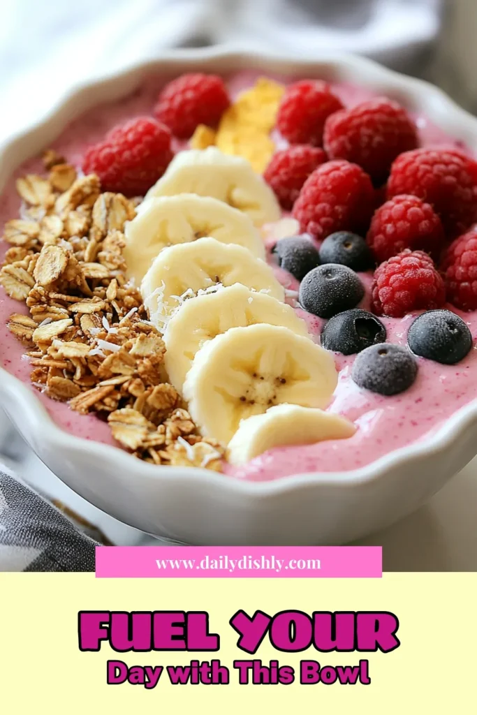 Start your day with this delicious Protein Packed Smoothie Bowl, a perfect healthy breakfast smoothie that fuels your body! This protein smoothie bowl recipe blends almond milk, banana, Greek yogurt, and fresh spinach for a nutritious start. Customize your bowl with toppings like granola and fresh berries. Try this vegan protein smoothie variation by using plant-based yogurt. Enjoy a quick 10-minute power meal! Save this recipe for your healthy eating journey! #ProteinSmoothieBowl #HealthyBreakfast #VeganSmoothie #AlmondMilkSmoothie