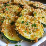 For this tasty dish, you need a few key items: - 4 medium zucchinis, sliced into rounds - 1 cup grated Parmesan cheese - 1/2 cup breadcrumbs (preferably whole grain) - 2 tablespoons olive oil These ingredients create a base that is both healthy and filling. The zucchini provides a fresh, light taste. The Parmesan cheese gives a salty and rich flavor. The breadcrumbs add a crunchy texture. The right seasonings make this dish pop. Here are the must-have spices: - 2 teaspoons garlic powder - 1 teaspoon dried oregano - 1 teaspoon dried basil - 1/2 teaspoon red pepper flakes (optional) - Salt and pepper to taste Garlic powder adds depth. Oregano and basil bring out the herb flavor. Red pepper flakes can give it a slight kick if you like some heat. Garnishes add a nice touch to the final dish. I suggest: - Fresh parsley, chopped Chop fresh parsley and sprinkle it on top. It adds color and a fresh taste. You can also drizzle a little extra olive oil for a nice finish. {{ingredient_image_1}} First, heat your oven to 425°F (220°C). This step is key for crispy zucchini. While the oven warms, gather your ingredients. You will need 4 medium zucchinis, 1 cup of grated Parmesan cheese, and 1/2 cup of breadcrumbs. Also, grab 2 tablespoons of olive oil, garlic powder, oregano, basil, red pepper flakes, salt, and pepper. Mixing these will create a tasty topping. Now, let's focus on the zucchinis. Slice them into rounds, about 1/4 inch thick. Place these rounds in a large bowl. Drizzle them with olive oil. Toss the pieces until they are well coated. This step helps the topping stick and adds flavor. Next, take a baking sheet and line it with parchment paper. Arrange the zucchini slices in a single layer on the sheet. This ensures they cook evenly. Now, sprinkle the Parmesan and breadcrumb mixture over the zucchini. Press down slightly to help it stick. Bake the zucchini in the oven for 15-20 minutes. You want them tender with a golden-brown topping. Once done, let them cool for a few minutes. Garnish with fresh parsley before serving for a pop of color. When picking zucchinis, look for firm and shiny ones. Avoid those with soft spots or wrinkles. Choose medium-sized zucchinis for the best flavor. They should feel heavy for their size. If they are too large, they may have tough skin and large seeds. Fresh zucchinis have a bright green color. This means they are ripe and full of flavor. To get your zucchini nice and crispy, slice them evenly. Thin slices will cook faster and crisp up well. Don’t skip the olive oil; it helps the topping stick. Use a good amount of the Parmesan and breadcrumb mix. Press it down gently so it adheres better. Baking them at a high heat, like 425°F, ensures a golden and crunchy topping. Keep an eye on them while they bake. You want that perfect golden brown color. This dish pairs well with many meals. Serve it alongside grilled chicken or fish for a tasty contrast. You can also add it to a fresh salad for a light lunch. For a fun twist, top your baked zucchini with a dollop of yogurt or tzatziki. The coolness balances the warm, cheesy flavors. Garnish with fresh parsley for a pop of color. Enjoy this dish hot, but it also tastes great at room temperature! Pro Tips Choose the Right Zucchini: Look for firm, medium-sized zucchinis that are free from blemishes for the best texture and flavor. Customize Your Toppings: Feel free to experiment with different herbs and spices in the breadcrumb mixture, such as thyme or parsley, to suit your taste. Check for Doneness: Keep an eye on the zucchini as it bakes; you want it tender but not mushy, and the topping should be golden brown. Make it a Meal: Serve the baked zucchini alongside grilled chicken or fish for a complete and satisfying dinner. {{image_2}} You can easily make this dish gluten-free. Swap the breadcrumbs for gluten-free ones. You can also use ground oats or crushed nuts. Both options add great texture and flavor. Always check labels to ensure they are gluten-free. Feel free to mix in other vegetables. Bell peppers, cherry tomatoes, or squash work well. Cut them into similar sizes to zucchini. This way, everything cooks evenly. It adds color and nutrition to your meal too. You can change the cheese blend to match your taste. Try using a mix of mozzarella and Parmesan for a gooey texture. Cheddar adds a sharp flavor that pairs well too. Just keep the same amount of cheese so the topping stays crunchy. To keep your Parmesan herb baked zucchini fresh, let it cool first. Place the zucchini in an airtight container. You can also use plastic wrap over a plate. This keeps moisture out and flavor in. For best results, store it in the fridge. To reheat, preheat your oven to 350°F (175°C). Place the zucchini on a baking sheet. Bake for about 10-15 minutes. This will help it stay crisp. You can also use a microwave. Heat it for 1-2 minutes, but the texture may soften. This baked zucchini lasts about 3-4 days in the fridge. After that, it may lose flavor and texture. If it looks or smells off, it’s best to toss it. Enjoy your tasty dish while it’s fresh! Yes, you can use other cheeses. Try mozzarella for a chewy texture. Feta adds a tangy kick. Cheddar gives a sharp flavor. Just remember, each cheese changes the taste. Adjust the amount based on how strong you want it. This dish pairs well with many foods. Serve it alongside grilled chicken or fish. You can also enjoy it with a fresh salad. It makes a great side for pasta dishes. Try it with rice or quinoa for a complete meal. Yes, this recipe is great for meal prep. Bake a big batch and store it. Keep it in an airtight container in the fridge. It stays tasty for up to three days. Reheat it in the oven for best results. Parmesan Herb Baked Zucchini is a tasty dish that's easy to make. We covered the key ingredients, from fresh zucchini to toppings. You learned how to prepare, bake, and serve it for the best crunch. Remember to check the tips for choosing zucchini and variations for those with dietary needs. Store leftovers properly to keep them fresh. This recipe is fun to customize and perfect for meal prep. Enjoy making this dish and share it with friends and family!