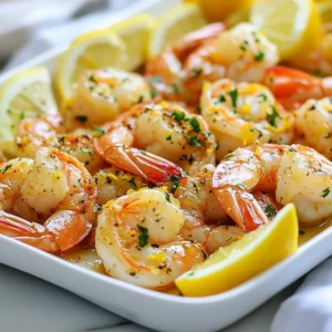 For this zesty dish, you'll need: - 1 pound large shrimp, peeled and deveined - 4 cloves garlic, minced - 2 tablespoons olive oil - 1 tablespoon lemon zest - 2 tablespoons fresh lemon juice - 1 teaspoon smoked paprika - 1/2 teaspoon red pepper flakes (adjust to taste) - Salt and black pepper to taste These ingredients bring bold flavors to your shrimp. Fresh shrimp make a big difference. Use large shrimp for the best texture and taste. The garlic gives a rich flavor. Lemon juice and zest add a bright, zesty kick. Smoked paprika adds depth, while red pepper flakes bring heat. To make your dish even better, consider these garnishes: - Fresh parsley, chopped (for garnish) - Lemon wedges (for serving) Chopped parsley adds a nice color and freshness. Lemon wedges let you add more zest to each bite. Both make your dish look great on the plate. To prepare this dish, gather these tools: - Baking sheet - Parchment paper - Mixing bowl - Measuring spoons - Knife and cutting board Using parchment paper helps with cleanup. A mixing bowl is key to combine your shrimp and spices well. Having the right tools makes cooking fun and easy! {{ingredient_image_1}} Start by preheating your oven to 400°F (200°C). This hot oven helps the shrimp cook evenly. Line a baking sheet with parchment paper. This makes it easy to clean up later. In a large bowl, mix the following ingredients: - 1 pound large shrimp, peeled and deveined - 4 cloves garlic, minced - 2 tablespoons olive oil - 1 tablespoon lemon zest - 2 tablespoons fresh lemon juice - 1 teaspoon smoked paprika - 1/2 teaspoon red pepper flakes (adjust to taste) - Salt and black pepper to taste Toss the shrimp in the bowl. Make sure each shrimp is coated in the marinade. This step brings out great flavor. Spread the shrimp in a single layer on the baking sheet. Place the sheet in your preheated oven. Roast the shrimp for about 8-10 minutes. They should turn pink and opaque. Be careful not to overcook them! After roasting, take the sheet out of the oven. Sprinkle fresh chopped parsley over the shrimp. This adds color and flavor. Serve the shrimp right away with lemon wedges on the side. Enjoy this quick, tasty dish! To make your lemon garlic roasted shrimp burst with flavor, start with fresh ingredients. Use fresh garlic for a strong taste. Fresh lemon zest adds a bright note. Smoked paprika gives a nice depth to the dish. Red pepper flakes can bring a little heat. Adjust the amount based on your spice level. Don't forget to season with salt and black pepper. These simple steps can elevate your dish. Shrimp cook quickly, so watch the time. Roast them for about 8-10 minutes. You know they are done when they turn pink and opaque. Overcooked shrimp can become rubbery and tough. If you see them curling tightly, they might be overdone. Set a timer to keep track. This keeps your shrimp tender and juicy. Present your shrimp on a nice platter. Garnish with fresh parsley for a touch of color. Serve lemon wedges on the side for extra zing. You can also pair the shrimp with rice or a fresh salad. This balances the dish and adds texture. Everyone will love this bright and tasty meal! Pro Tips Perfect Shrimp Texture: Ensure your shrimp are fresh and not overcooked for a tender and juicy bite. Remove them from the oven as soon as they turn pink. Adjusting Spice Levels: Feel free to modify the amount of red pepper flakes based on your spice preference. Start with less if you’re unsure! Enhancing Flavor: Marinating the shrimp for 30 minutes before roasting can deepen the flavor, but it's not necessary if you're short on time. Presentation Matters: Arrange the shrimp on a large platter with lemon wedges and a sprinkle of parsley for an eye-catching presentation. {{image_2}} To turn up the heat, add more red pepper flakes. You can also use fresh chopped jalapeños for an extra kick. Mix them in when you prepare the marinade. This spicy twist complements the zesty lemon flavor well. Serve it over rice or with crusty bread for a tasty meal. For a filling dish, toss your roasted shrimp with pasta. Use spaghetti or fettuccine for a great base. Mix in olive oil, lemon juice, and some fresh herbs. You can add veggies like spinach or cherry tomatoes for color and nutrition. This dish is quick and perfect for busy nights. Make tacos by placing roasted shrimp in warm tortillas. Top with fresh avocado, shredded cabbage, and a squeeze of lime. You can also add a drizzle of creamy sauce for richness. These tacos are fun to eat and perfect for gatherings. They bring a fresh flavor to your table. After enjoying your Lemon Garlic Roasted Shrimp, store any leftovers in an airtight container. Make sure the shrimp cools to room temperature first. Place the container in the fridge. It will stay fresh for up to three days. To reheat the shrimp, you can use the oven or stovetop. For the oven, preheat it to 350°F (175°C). Spread the shrimp on a baking sheet and heat for about 5 to 7 minutes. For the stovetop, heat a skillet over medium heat. Add a splash of olive oil and warm the shrimp for about 3 to 5 minutes. You can freeze Lemon Garlic Roasted Shrimp for longer storage. Place the cooled shrimp in a freezer-safe bag. Remove as much air as possible to prevent freezer burn. The shrimp will stay good for up to three months. To use, thaw in the fridge overnight before reheating. You can tell the shrimp is done when it turns pink and opaque. This usually takes about 8-10 minutes in the oven. Overcooking shrimp makes them tough. So, watch them closely. When they curl into a C shape, they are ready to eat. Yes, you can use frozen shrimp! Just be sure to thaw them first. Place them in the fridge overnight or run them under cold water. Once thawed, peel and devein them if needed. The cooking time remains the same. Lemon Garlic Roasted Shrimp pairs well with many sides. Here are a few tasty ideas: - Rice: Fluffy white or brown rice soaks up the flavors. - Pasta: Toss with spaghetti for a simple meal. - Salad: A fresh green salad adds crunch and color. - Bread: Serve with crusty bread for dipping. - Veggies: Roasted or steamed vegetables brighten the plate. Feel free to mix and match these sides to create a meal you love! Lemon Garlic Roasted Shrimp is a simple dish with great flavor. We covered the key ingredients, step-by-step cooking, and helpful tips. You learned about fun variations and how to store leftovers. Finally, I answered common questions to help you succeed. Enjoy this dish any time. Whether it's for a quick meal or a special event, lemon garlic shrimp shines. Happy cooking!