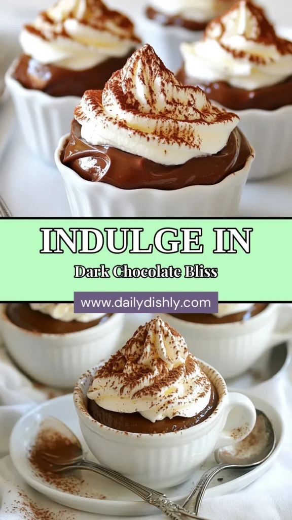 Indulge in these irresistible Chocolate Espresso Mousse Cups for a delightful dessert experience! This easy chocolate dessert combines rich dark chocolate mousse and bold espresso for a creamy chocolate mousse that’s perfect for any occasion. Whip up these espresso dessert cups in just 20 minutes and let them chill for a decadent treat. Save this dark chocolate mousse recipe for your next gathering! #ChocolateEspressoMousse #EasyChocolateDessert #EspressoDessertCups #DarkChocolateMousse