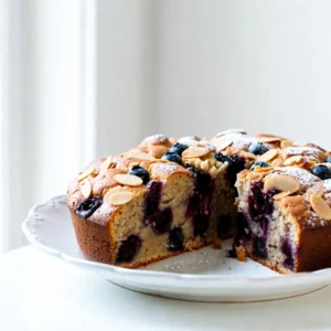 For the best Blueberry Almond Coffee Cake, gather these key ingredients: - 1 cup all-purpose flour - 1/2 cup almond flour - 1/2 cup granulated sugar - 1/2 teaspoon baking powder - 1/4 teaspoon baking soda - 1/4 teaspoon salt - 1/2 cup unsalted butter, softened - 2 large eggs - 1 teaspoon vanilla extract - 1/2 cup buttermilk - 1 cup fresh blueberries - 1/4 cup slivered almonds (for topping) - 1 tablespoon powdered sugar (for dusting) These ingredients combine to create a delicious and moist cake with a delightful nutty flavor. You can enhance your cake with a few optional ingredients. Consider these: - Lemon zest for a fresh kick - A pinch of cinnamon for warmth - Chopped nuts for extra crunch These additions can elevate your cake, making it more unique and flavorful. Accurate measurements matter in baking. Here are some tips to help you: - Use dry measuring cups for flour and sugar. Scoop and level off the top. - For liquid ingredients, use a clear measuring cup and check at eye level. - Spoon almond flour into the cup without packing it down. These tips ensure your cake turns out perfect every time! {{ingredient_image_1}} First, turn on your oven. Set it to 350&deg;F (175&deg;C). While it heats, grab an 8-inch round cake pan. Grease the pan well with butter. Then, line the bottom with parchment paper. This paper helps the cake come out easily later. Next, take a medium bowl. Add in these dry items: - 1 cup all-purpose flour - 1/2 cup almond flour - 1/2 cup granulated sugar - 1/2 teaspoon baking powder - 1/4 teaspoon baking soda - 1/4 teaspoon salt Whisk these ingredients together until they blend well. Mixing them well helps the cake rise nicely. Now, grab a large bowl. Add 1/2 cup of softened butter. Use an electric mixer to beat it until it&rsquo;s creamy. Next, add 2 large eggs, one at a time. Mix well after each egg. Then, add 1 teaspoon vanilla extract. After that, take the flour mix. Gradually add it to the butter mix. Alternate it with 1/2 cup buttermilk. Start and end with the flour. Mix just until combined. Be careful not to overmix; this keeps the cake soft. Now, it&rsquo;s time for the blueberries! Gently fold in 1 cup of fresh blueberries into the batter. This step adds a burst of flavor. Pour the batter into your prepared cake pan. Smooth the top with a spatula. Then, sprinkle 1/4 cup of slivered almonds on top for crunch. Place the cake in your preheated oven. Bake it for 35-40 minutes. Check if it&rsquo;s done by inserting a toothpick into the center. If it comes out clean, it&rsquo;s ready. Once baked, let the cake cool in the pan for about 10 minutes. After that, carefully remove it and place it on a wire rack. Let it cool completely before serving. To get the best texture in your cake, you need to measure your flour right. Use the spoon and level method. Spoon flour into a measuring cup, then level it off with a knife. This helps avoid too much flour, which can make your cake dry. Also, remember to soften your butter. Soft butter mixes better and gives your cake a light texture. Overmixing can make your cake tough. To avoid this, mix just until the ingredients are combined. When you add the flour mixture and buttermilk, fold it in gently. Use a spatula to combine the batter. Stop mixing as soon as you no longer see dry flour. It's okay if there are a few lumps! The blueberries will also help keep the cake moist. Serve your Blueberry Almond Coffee Cake warm. This brings out the flavors and makes it taste fresh. A sprinkle of powdered sugar on top adds a touch of sweetness. For extra flair, add fresh blueberries and mint leaves on the side. Enjoy your cake with a cup of coffee or tea. This pairing enhances the taste and makes your meal feel special. Pro Tips Use Fresh Blueberries: For the best flavor and texture, always opt for fresh blueberries. Frozen berries can make the batter too wet. Room Temperature Ingredients: Ensure your butter and eggs are at room temperature before starting. This helps to create a smooth batter and ensures even baking. Don&rsquo;t Overmix the Batter: Mix the batter until just combined. Overmixing can lead to a dense and tough cake instead of a light and fluffy texture. Cool Before Serving: Allow the cake to cool completely before dusting with powdered sugar. This prevents the sugar from melting into the cake and keeps it looking beautiful. {{image_2}} You can easily swap ingredients to match your diet. If you want a gluten-free cake, use gluten-free flour instead of all-purpose flour. For a dairy-free version, replace buttermilk with almond milk mixed with lemon juice. - Use coconut oil instead of butter for a vegan option. - Swap regular sugar with coconut sugar for a healthier sweetener. - For lower sugar, use a sugar substitute suitable for baking. You can add fun flavors to your cake. Try mixing in some lemon zest for a bright taste. Almond extract can give it a stronger nutty flavor. - Mix in spices like cinnamon or nutmeg for warmth. - Add a handful of chocolate chips for a sweet twist. - Fold in chopped nuts for extra crunch. Blueberries are great, but other fruits work well too. Raspberries pair nicely with almond flavors. - Try diced peaches for a summer vibe. - Add strawberries for a sweet and juicy bite. - Use apples and cinnamon for a cozy fall treat. Mix and match these ideas to create a coffee cake that fits your taste! To keep leftover coffee cake fresh, wrap it well. Use plastic wrap or foil. Store it in an airtight container. This will help keep moisture in and air out. Place it in the fridge for up to five days. If you want to keep it longer, freezing is a great option. To freeze your blueberry almond coffee cake, first let it cool completely. Then slice the cake into portions. Wrap each slice in plastic wrap. After that, place the wrapped slices in a freezer-safe bag. Squeeze out as much air as you can before sealing. The cake will stay fresh for up to three months in the freezer. When you&rsquo;re ready to enjoy it, you can thaw it in the fridge overnight. To reheat your coffee cake, preheat your oven to 350&deg;F (175&deg;C). Place the slice on a baking sheet. Heat it for about 10-15 minutes. This will keep the cake moist and warm. You can also use a microwave. Heat it for 15-20 seconds for a quick treat. Enjoy your slice with a cup of coffee for the best experience! Yes, you can use frozen blueberries. They work well in this cake. However, they may release more juice, making the cake a bit moister. To use frozen blueberries, do not thaw them. Just fold them directly into the batter. To make this coffee cake gluten-free, swap out the all-purpose flour for a gluten-free flour blend. Make sure the blend has xanthan gum for better texture. Keep the almond flour, as it adds a nice flavor and moisture. Great toppings include slivered almonds and powdered sugar. You can also try adding a drizzle of almond glaze. Fresh blueberries or whipped cream can add a nice touch too. These toppings enhance both flavor and presentation. The blueberry almond coffee cake stays fresh for about three days at room temperature. Store it in an airtight container to keep it moist. If you want it to last longer, refrigerate it for up to a week or freeze it for two months. This article covered how to make a delicious blueberry almond coffee cake. We explored essential and optional ingredients, plus tips for measuring. You learned step-by-step instructions, from prepping the oven to serving suggestions. I shared variations for dietary needs and how to store leftovers. In the end, enjoy baking this cake and make it your own. Happy baking!