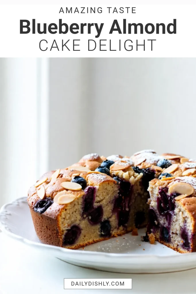 Indulge in this delicious blueberry almond coffee cake that's perfect for any occasion! This easy blueberry cake recipe features a moist almond flour cake bursting with fresh blueberries, making it a delightful blueberry dessert recipe. Ideal for brunch or a sweet treat any time of day, this coffee cake with blueberries is sure to impress. Save this recipe for your next baking adventure! #BlueberryAlmondCoffeeCake #EasyBlueberryCakeRecipe #AlmondFlourCake #BlueberryDessertRecipes