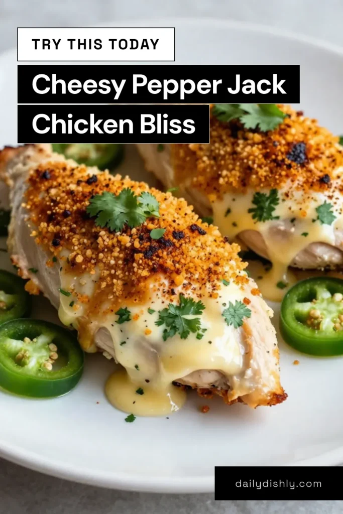 Looking for a delicious and spicy twist for dinner? Try this Pepper Jack Stuffed Chicken! This easy-to-make recipe combines pepper jack cheese and creamy goodness for a stuffed chicken dinner that will impress your family. Perfect for your next baked chicken recipe night, this spicy chicken dish is sure to be a hit. Save and share your culinary creations! #PepperJackStuffedChicken #StuffedChickenRecipes #SpicyChickenDinner #BakedChickenRecipes