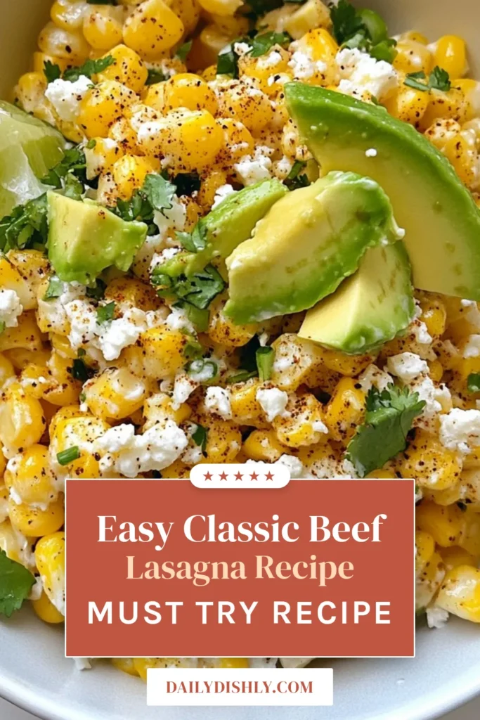 Discover the deliciousness of Mexican street corn salad with this easy elote salad recipe! Perfectly charred grilled corn is mixed with creamy cotija cheese, fresh cilantro, and a hint of lime for a fresh, flavorful dish. This corn salad with cotija is ideal for summer gatherings or as a side dish. Try this easy Mexican salad recipe today, and don’t forget to save it for later! #MexicanStreetCornSalad #EloteSaladRecipe #GrilledCornSalad #CornSaladWithCotija