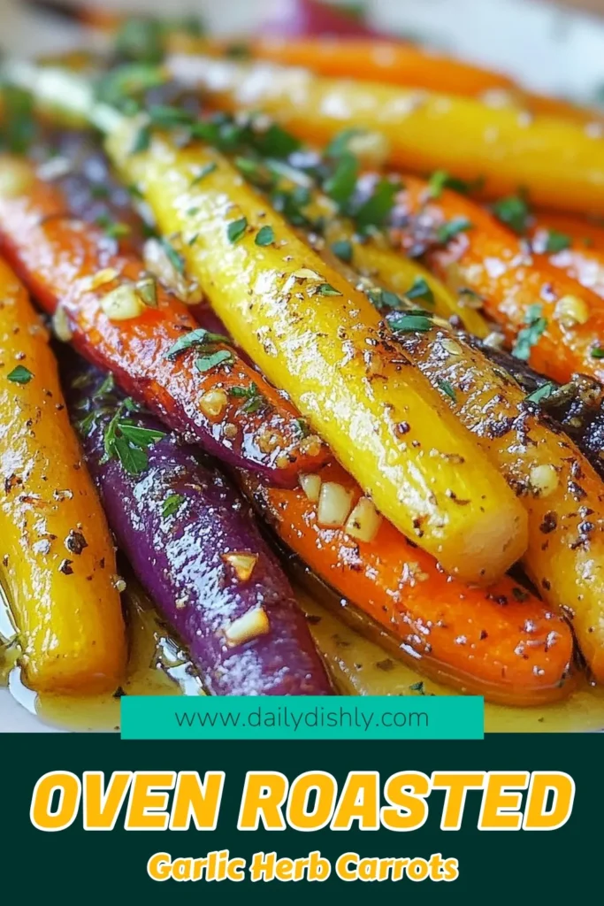Elevate your dinner table with these vibrant Garlic Herb Rainbow Carrots! This roasted rainbow carrots recipe is not only a stunning healthy carrot side dish but also a breeze to prepare. Discover easy vegetable recipes that add flavor and color to your meals. Learn various carrot cooking methods and impress your family with this delicious, simple dish. Pin this recipe for a nutritious upgrade to your weeknight dinners! #GarlicHerbCarrots #HealthyRecipes #VegetableSideDish #RainbowCarrots