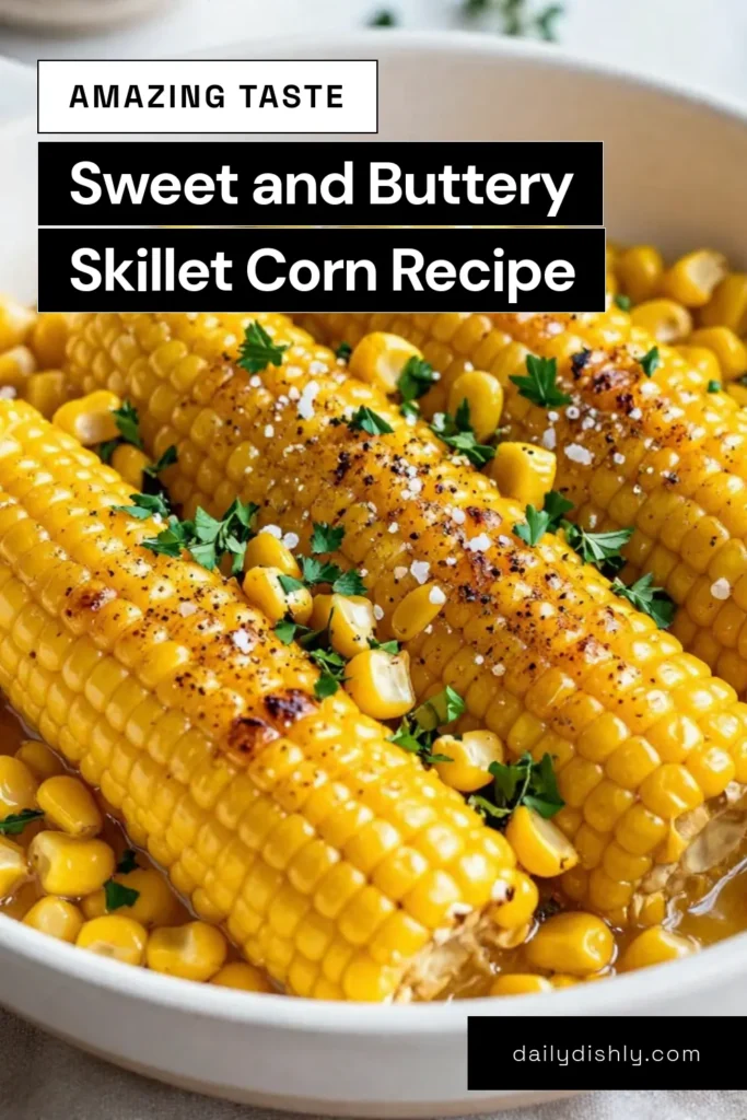 Discover the perfect honey butter corn recipe with this easy corn side dish! Our honey butter skillet corn combines fresh corn kernels, creamy butter, and sweet honey for a deliciously simple recipe that's sure to impress. Ready in just 20 minutes, this fresh corn recipe is perfect for family dinners or gatherings. Try this honey butter skillet corn today and elevate your meals! Don't forget to save and share! #honeybutterskilletcorn #skilletcornwithhoney #easycornsidedish #freshcornrecipe