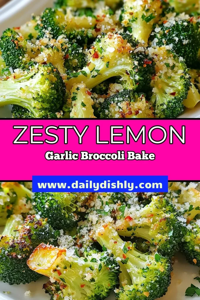 Discover how to make a delicious Lemon Garlic Broccoli recipe that’s perfect for any meal! This roasted broccoli with garlic is not only a healthy broccoli side dish but also an easy broccoli recipe that everyone will love. Tossed with fresh lemon zest and juice, it elevates lemon roasted vegetables to a new level. Try this recipe today and elevate your veggie game! Save it for later! #HealthyEats #BroccoliRecipes #LemonGarlic #VegetableSides